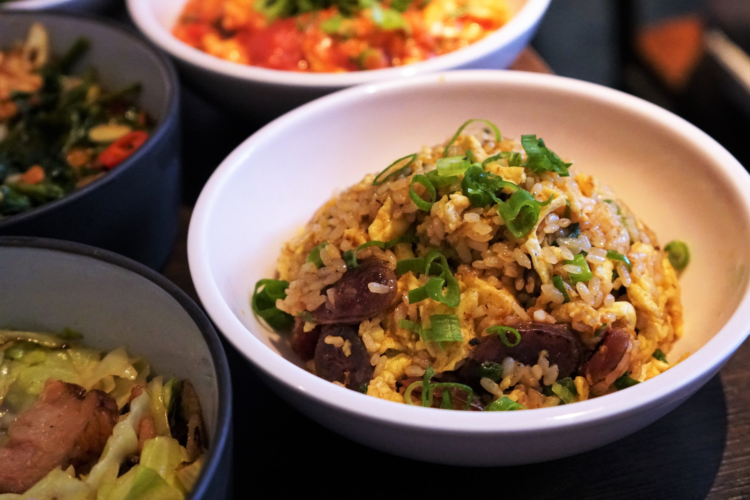 Taiwanese Sausage Fried Rice at 886 in New York City