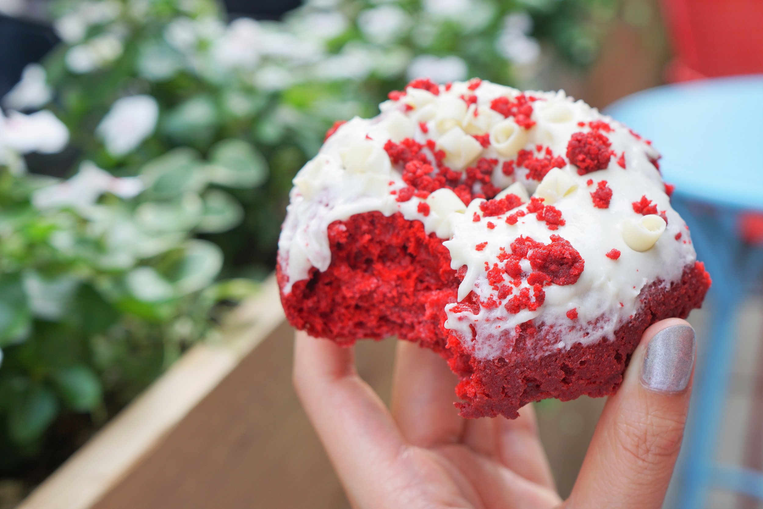 Red Velvet Donut at Firecakes in Chicago