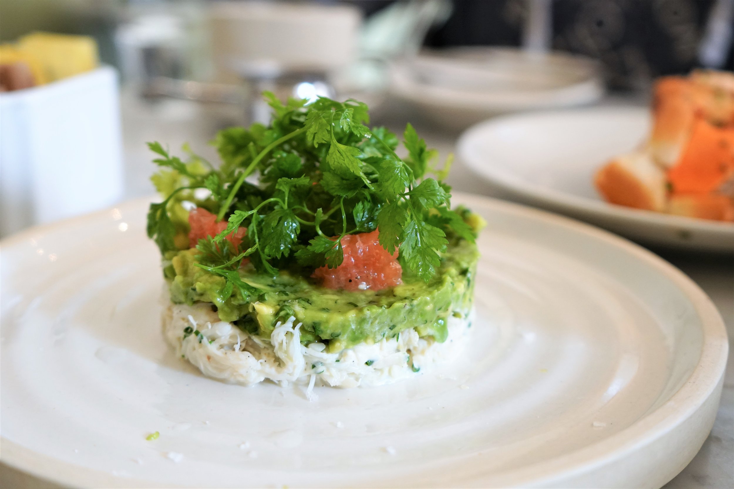 Crab and Avocado at North Square Oyster in Boston