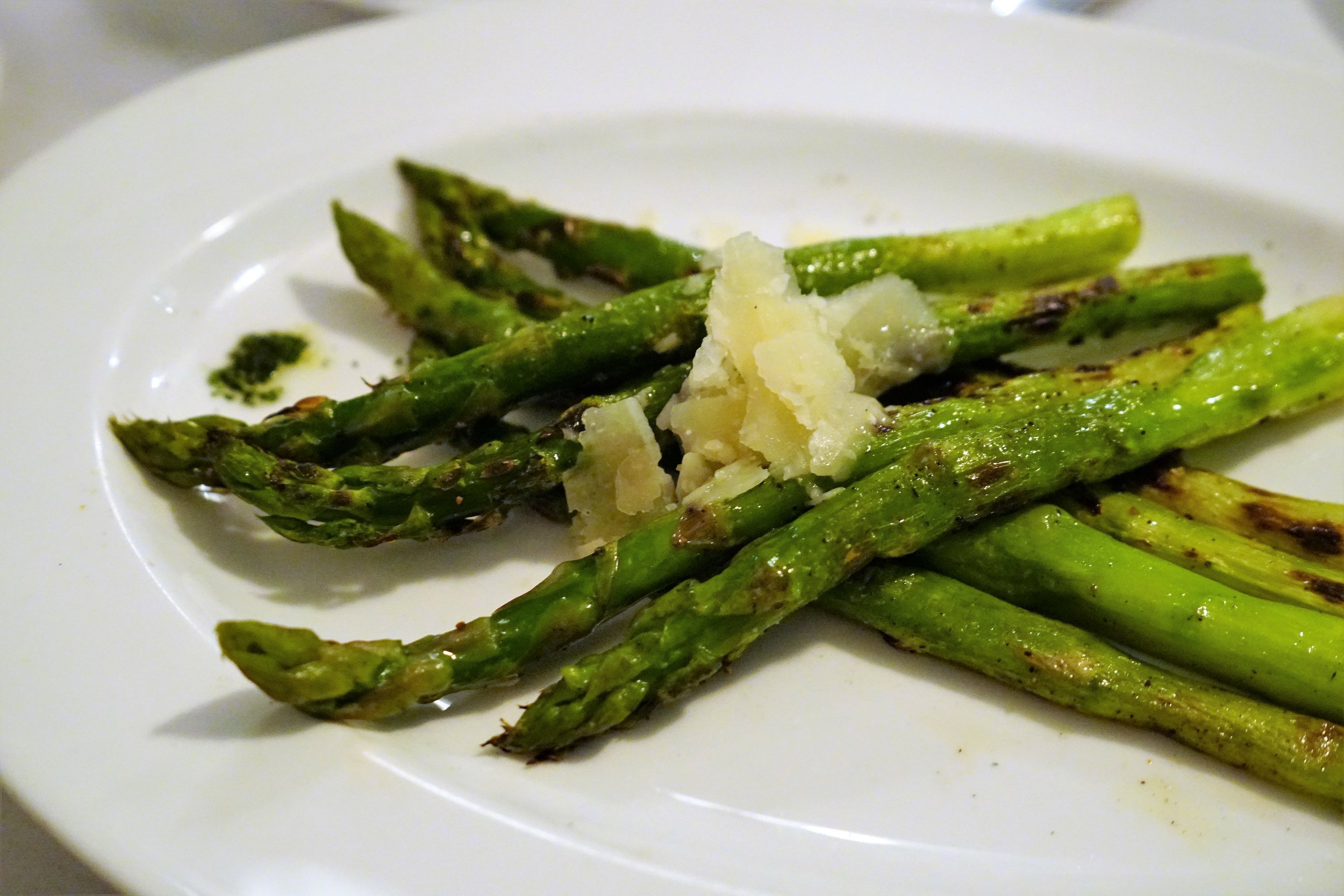 Grilled Asparagus at Marliave in Boston