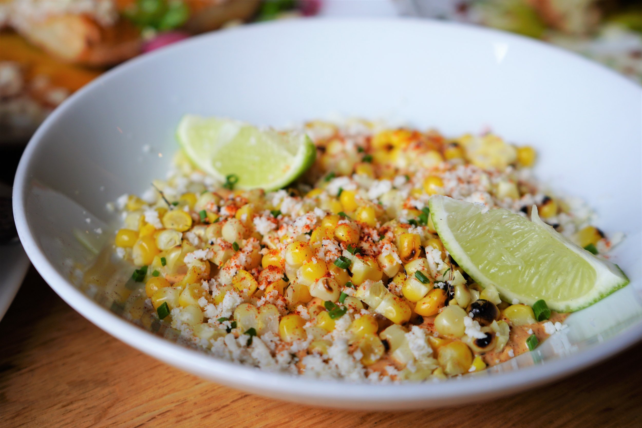 Grilled Corn with Cotija Cheese at Tip Tap Room in Boston