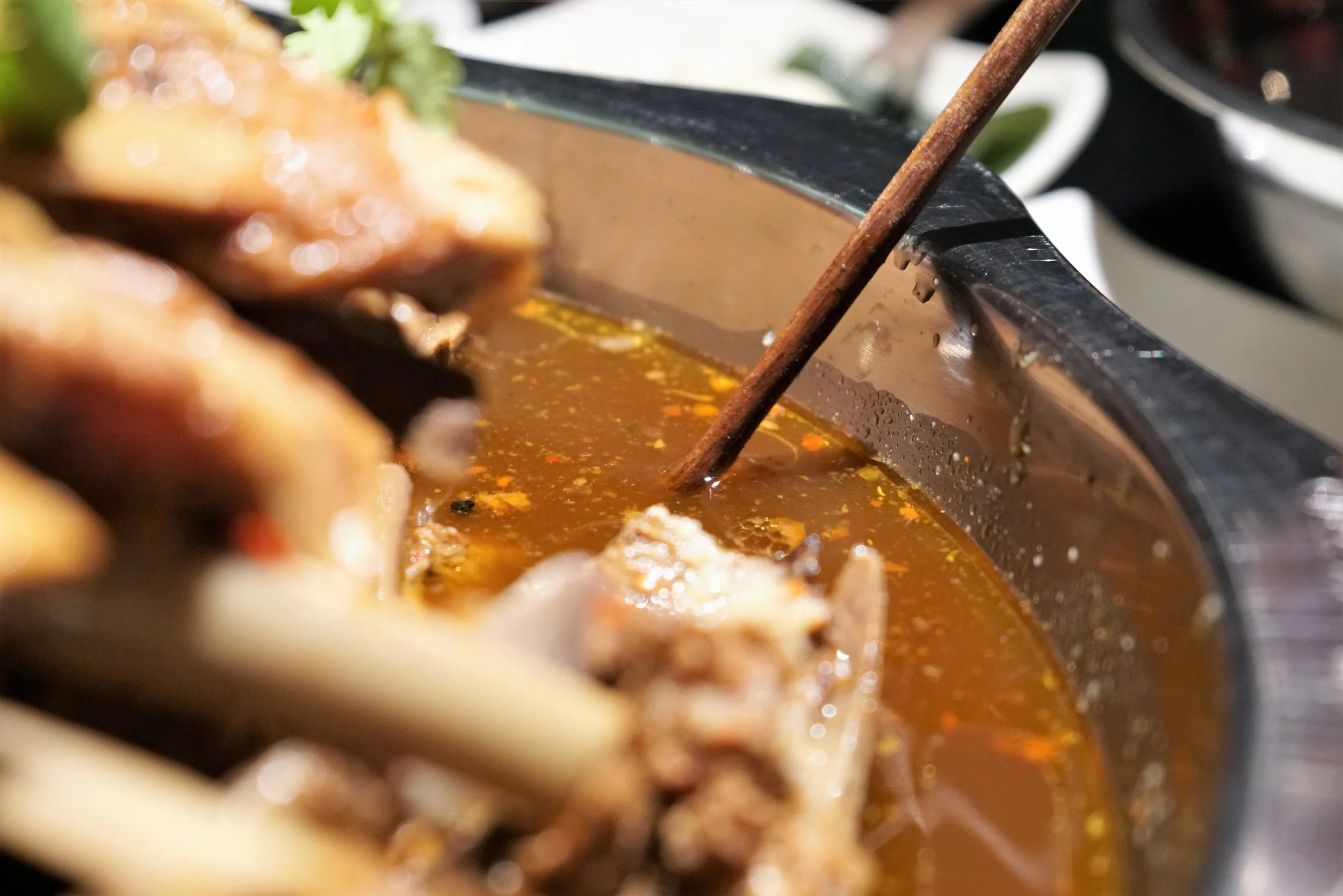 Lamb Spine and Lamb Chops at First Lamb Shabu