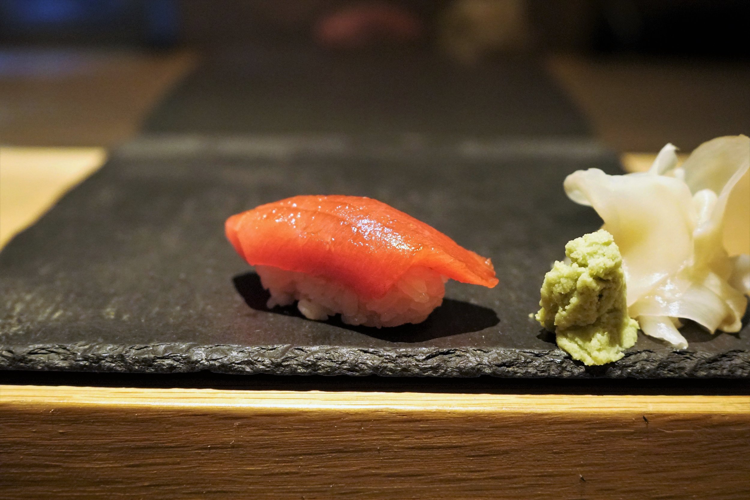 Bluefin Tuna Sushi at DOMODOMO in New York City