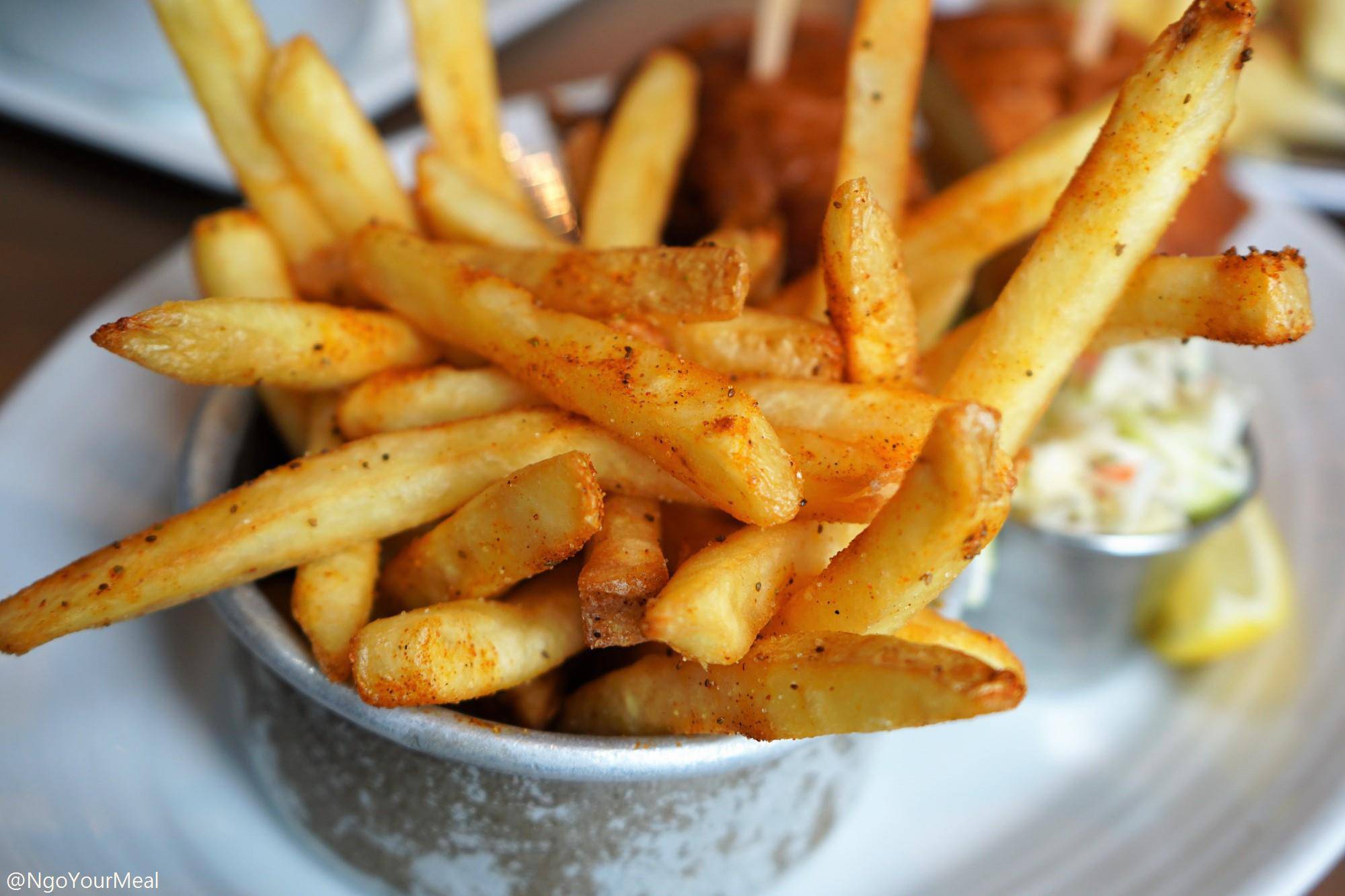 Old Bay Fries at Island Creek Oyster Bar in Boston
