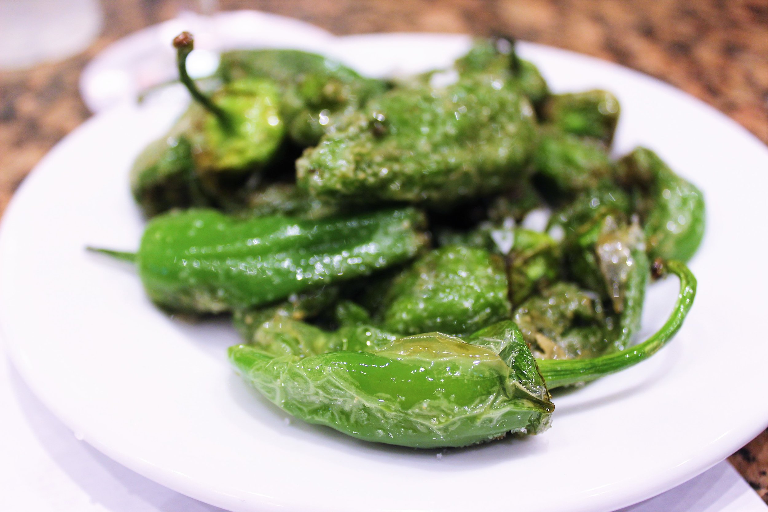 Shishito Peppers at Cal Pep in Barcelona