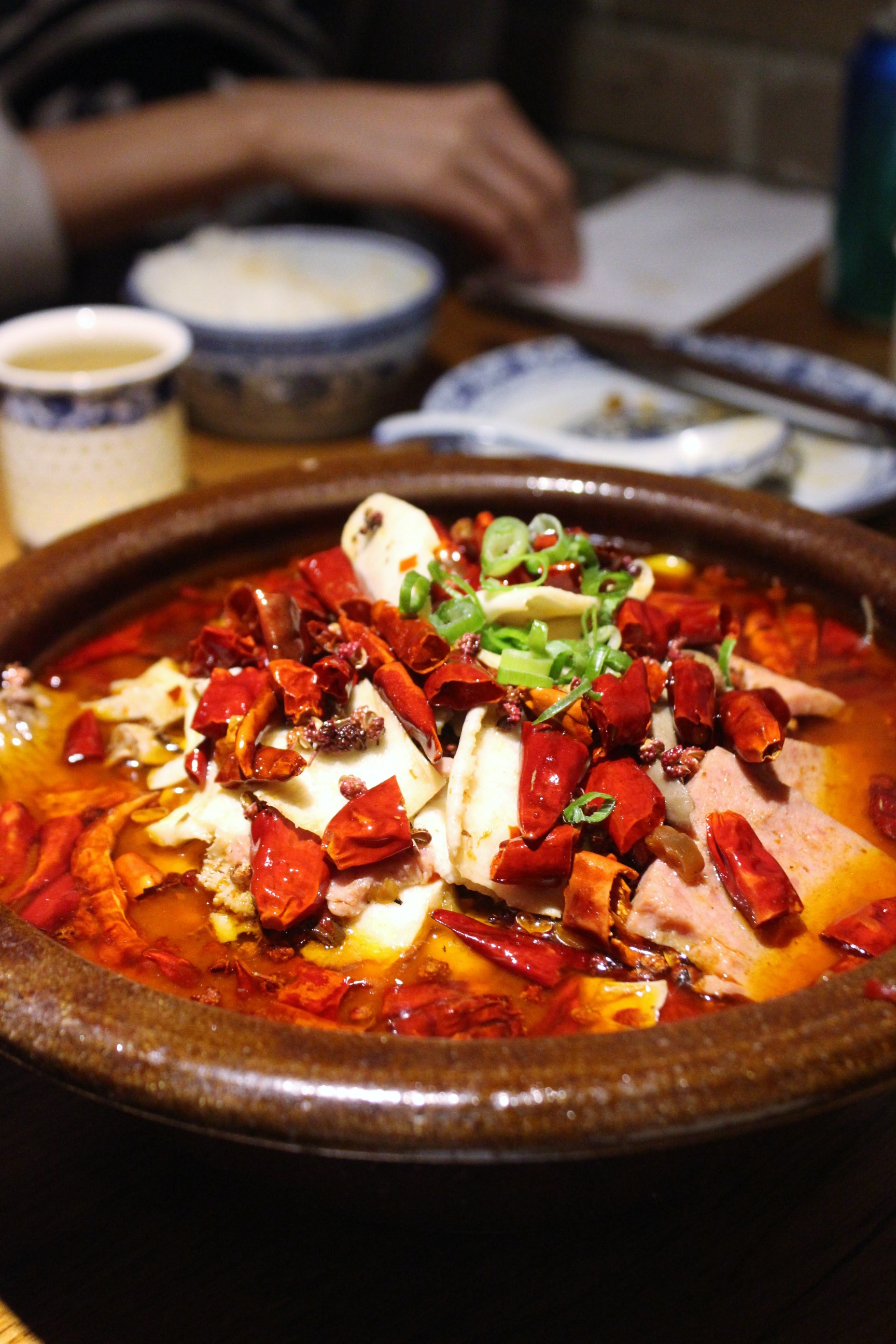 Tilapia Stew with Chili at Szechuan Mountain House