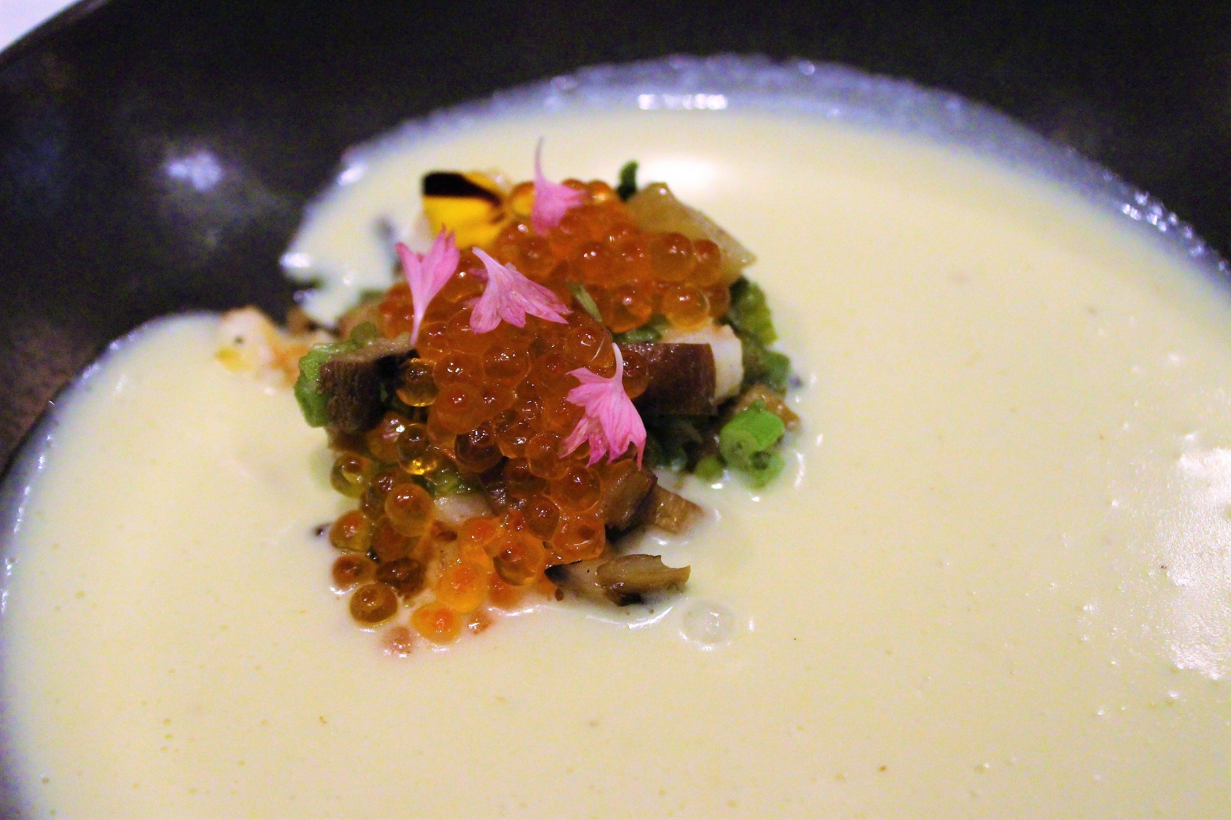 Yukon Potato-Rosemary Soup at Gabriel Kreuther in New York City