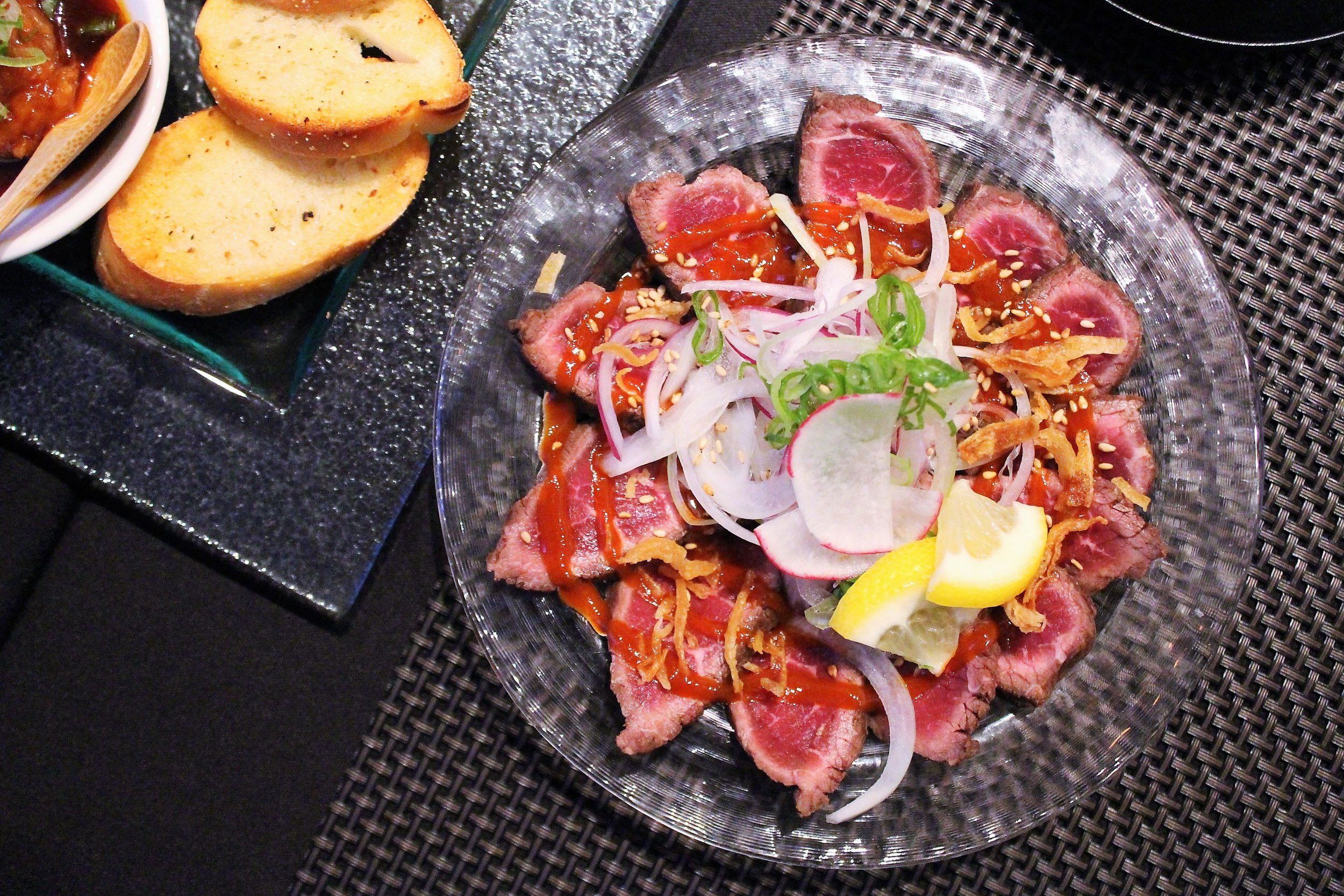 Beef Tataki at TEISUI in New York City