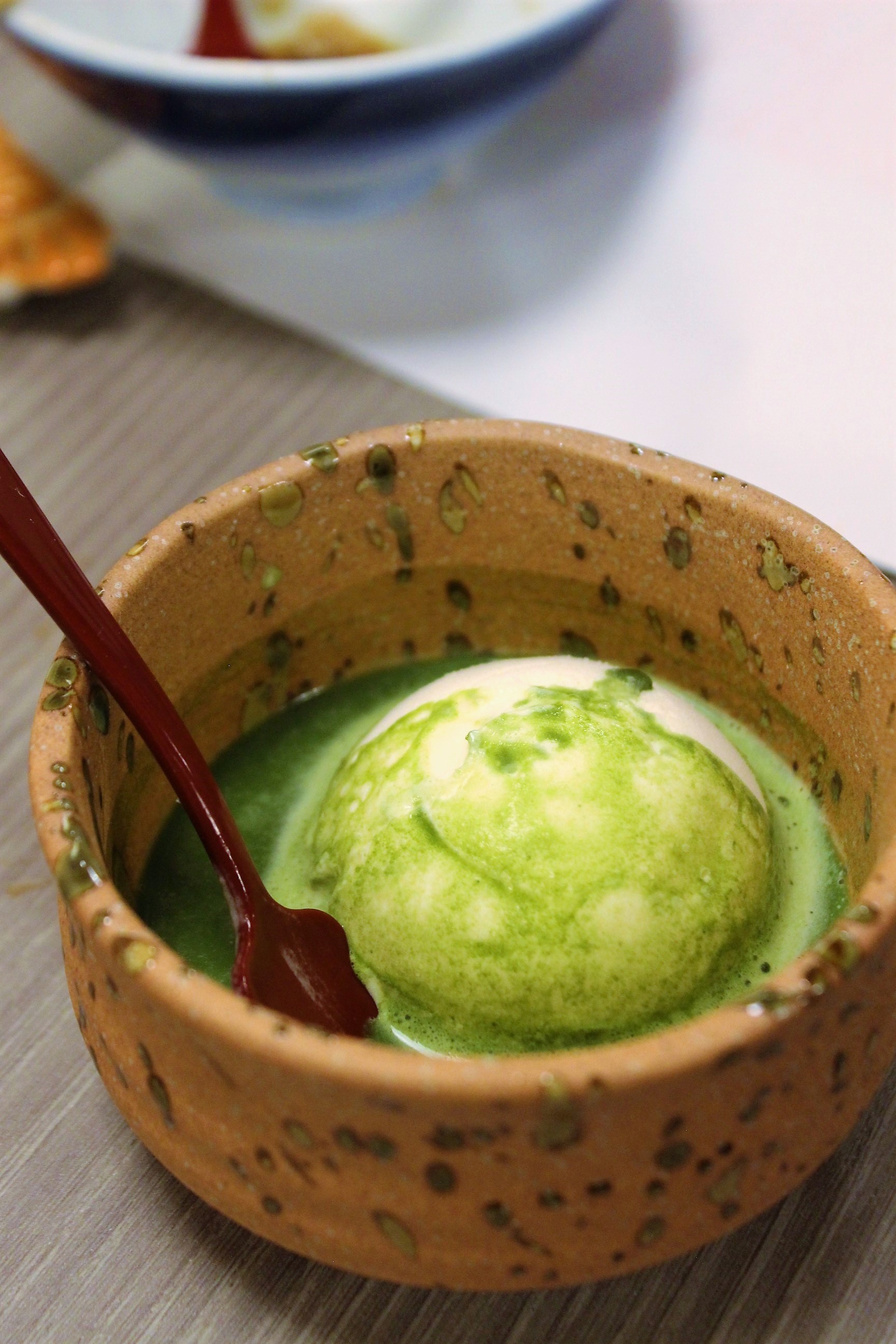 Ice Cream with Matcha