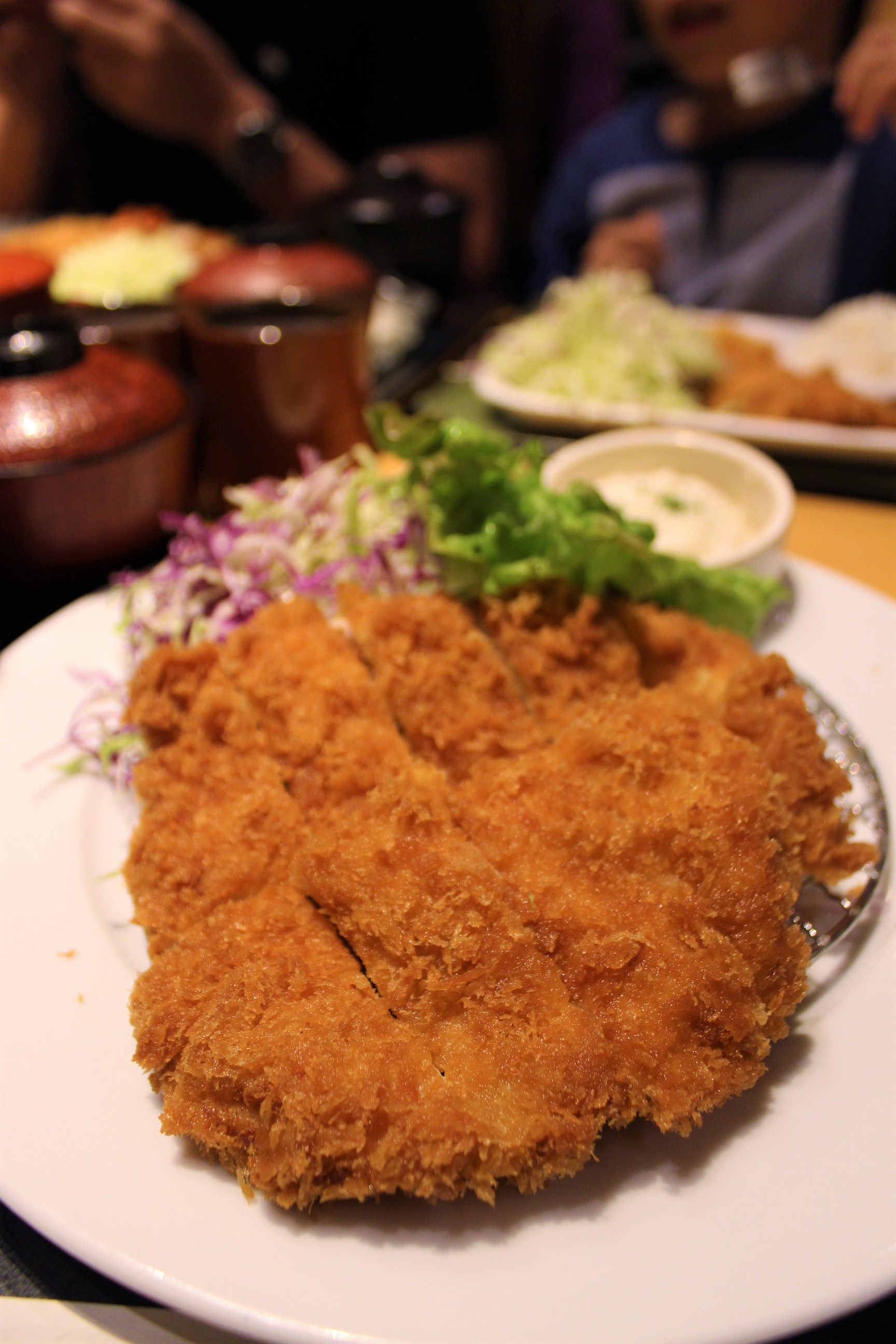 Chicken Katsu at Ganko Tonkatsu Namba in Osaka, Japan
