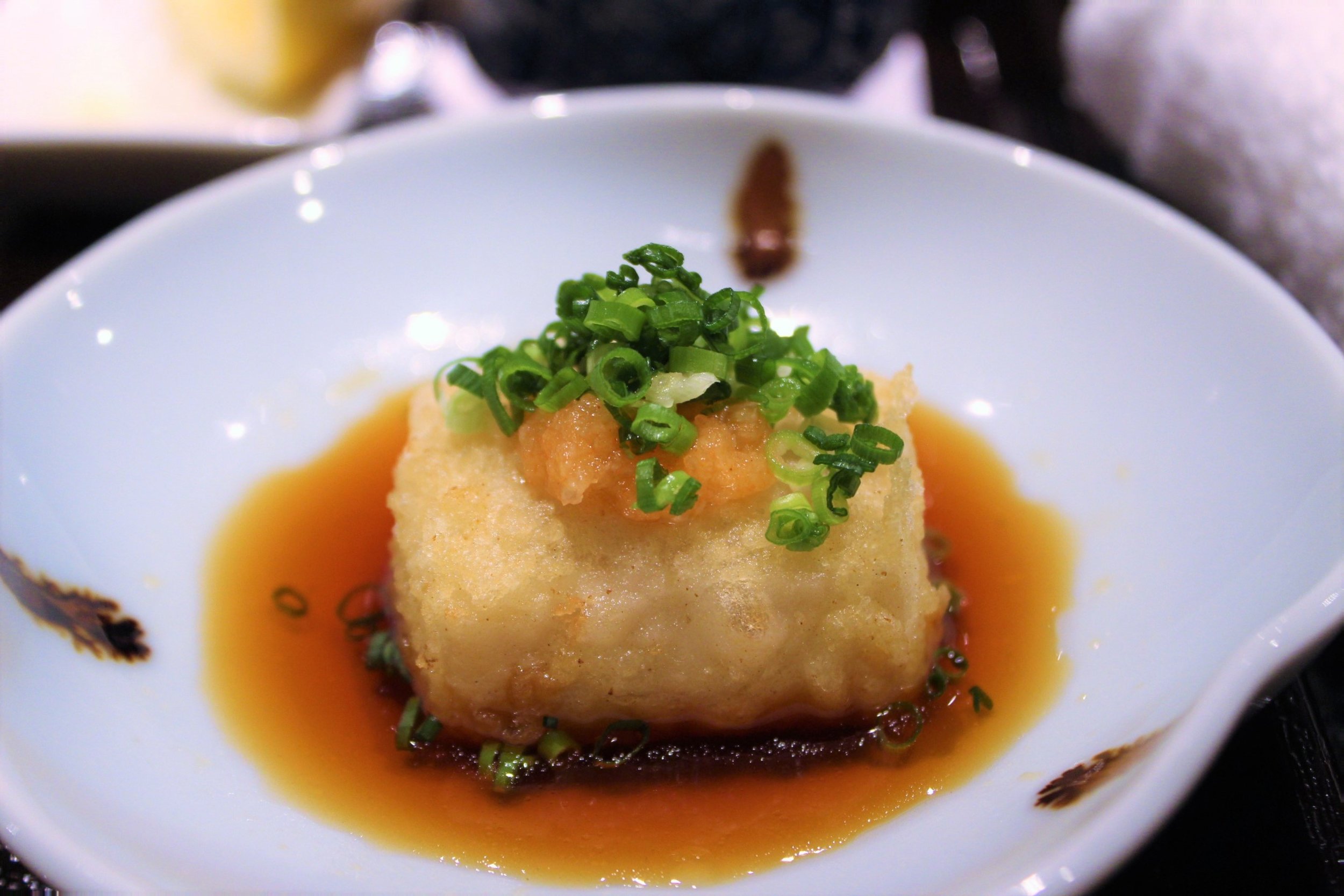 Sesame Tofu in Ponzu