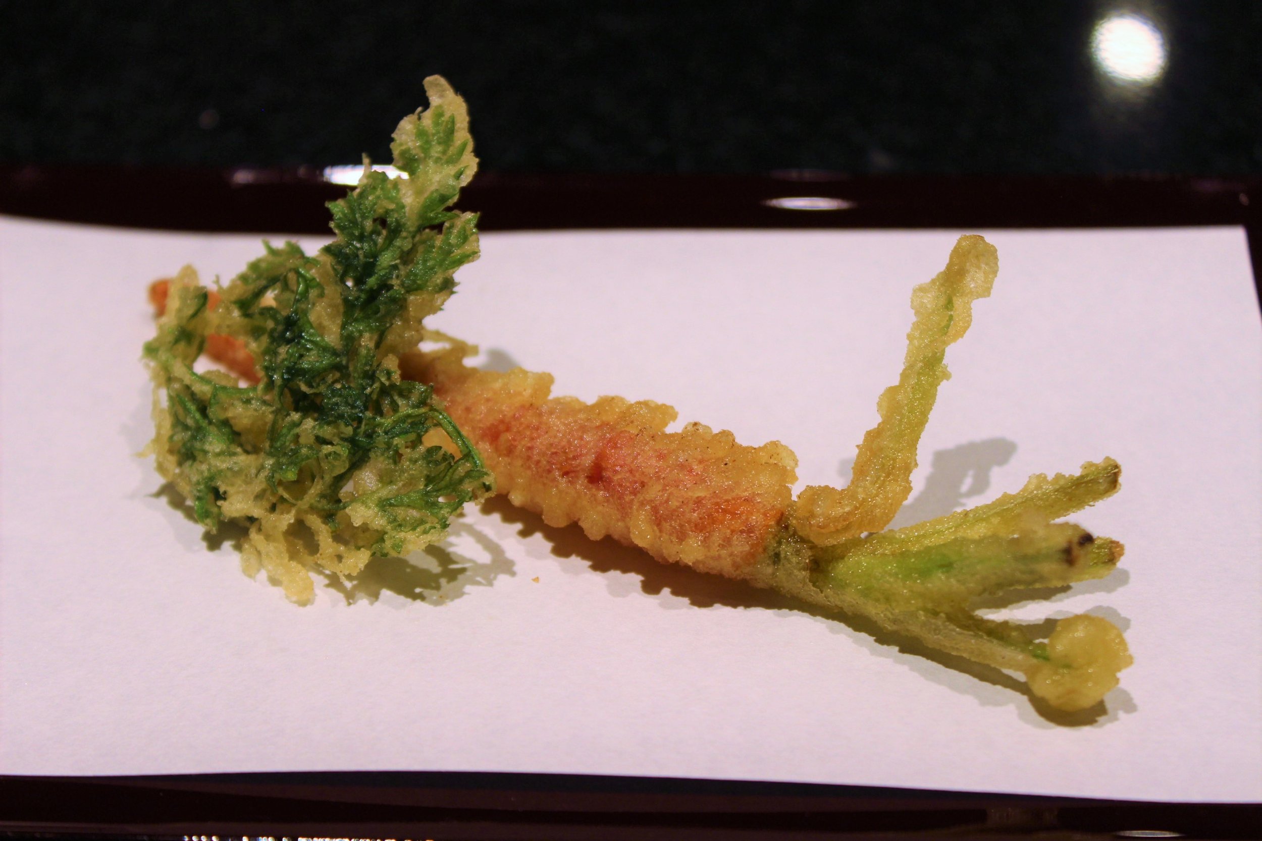 Kyo-Kanzashi Sweet Carrot Tempura