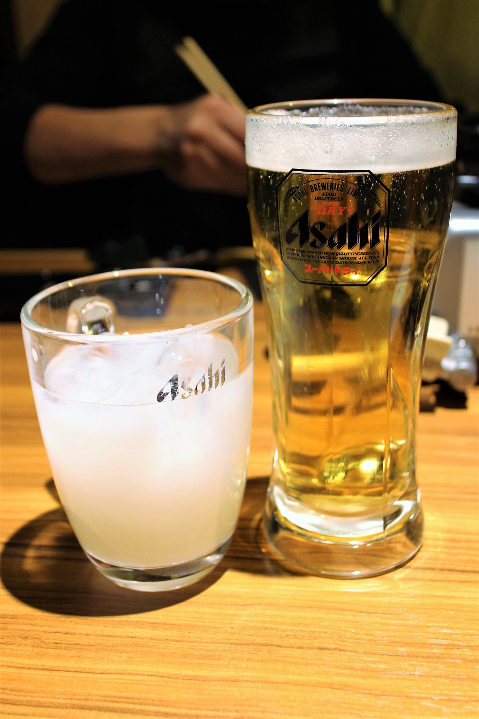 Draft Beer at Matsusakagyu Yakiniku M in Osaka
