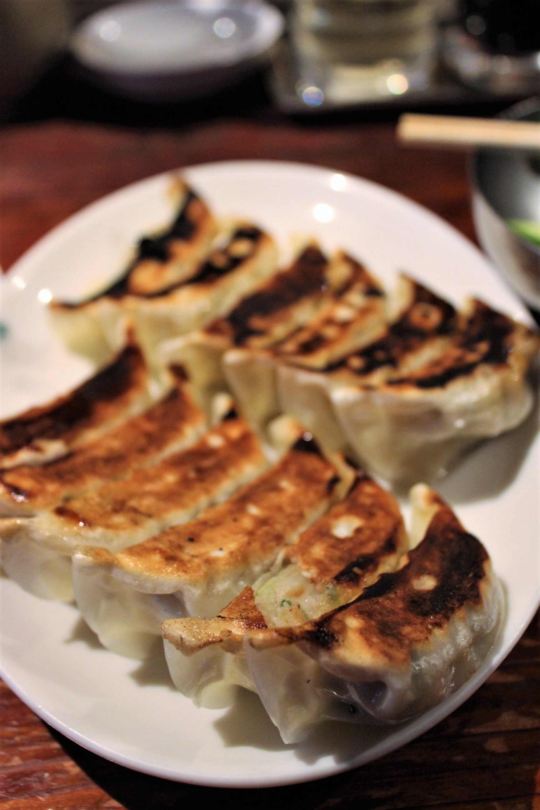 Pan-Fried Dumplings with Garlic &amp; Chives