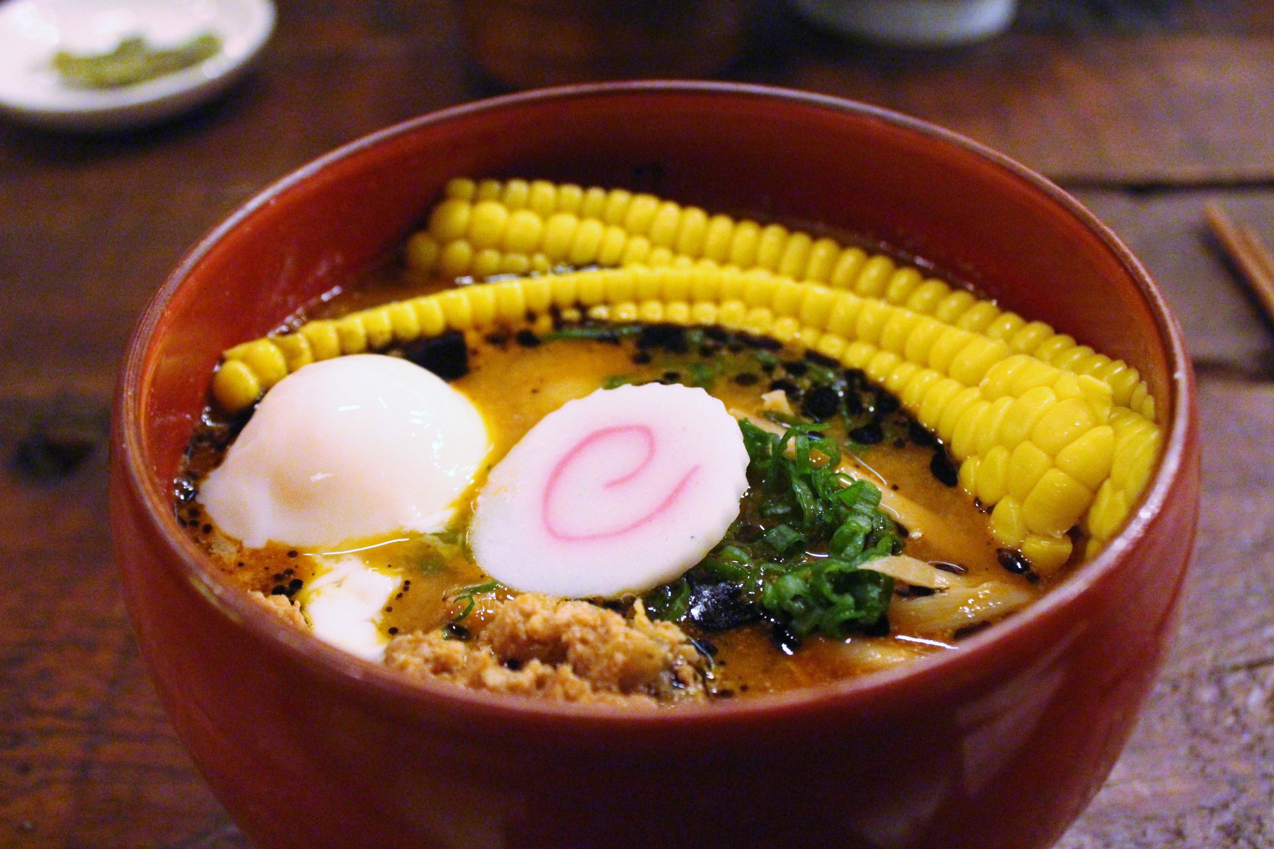 Spicy Miso Ramen: Red Miso and Pork Based Soup