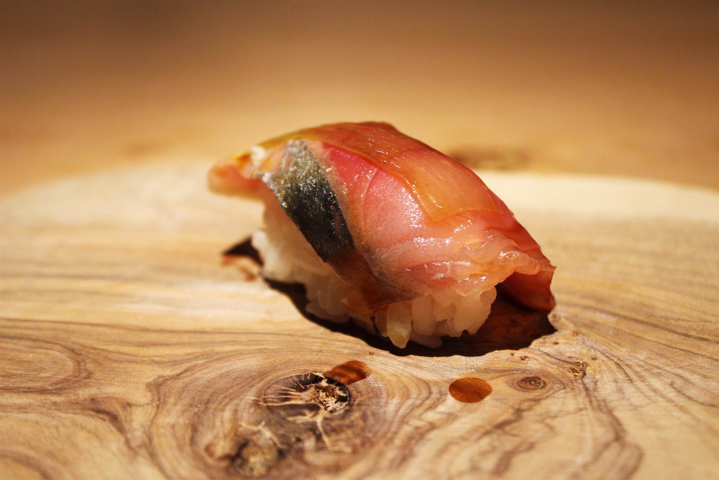 Saba (Mackerel) from Hokkaido with White Seaweed