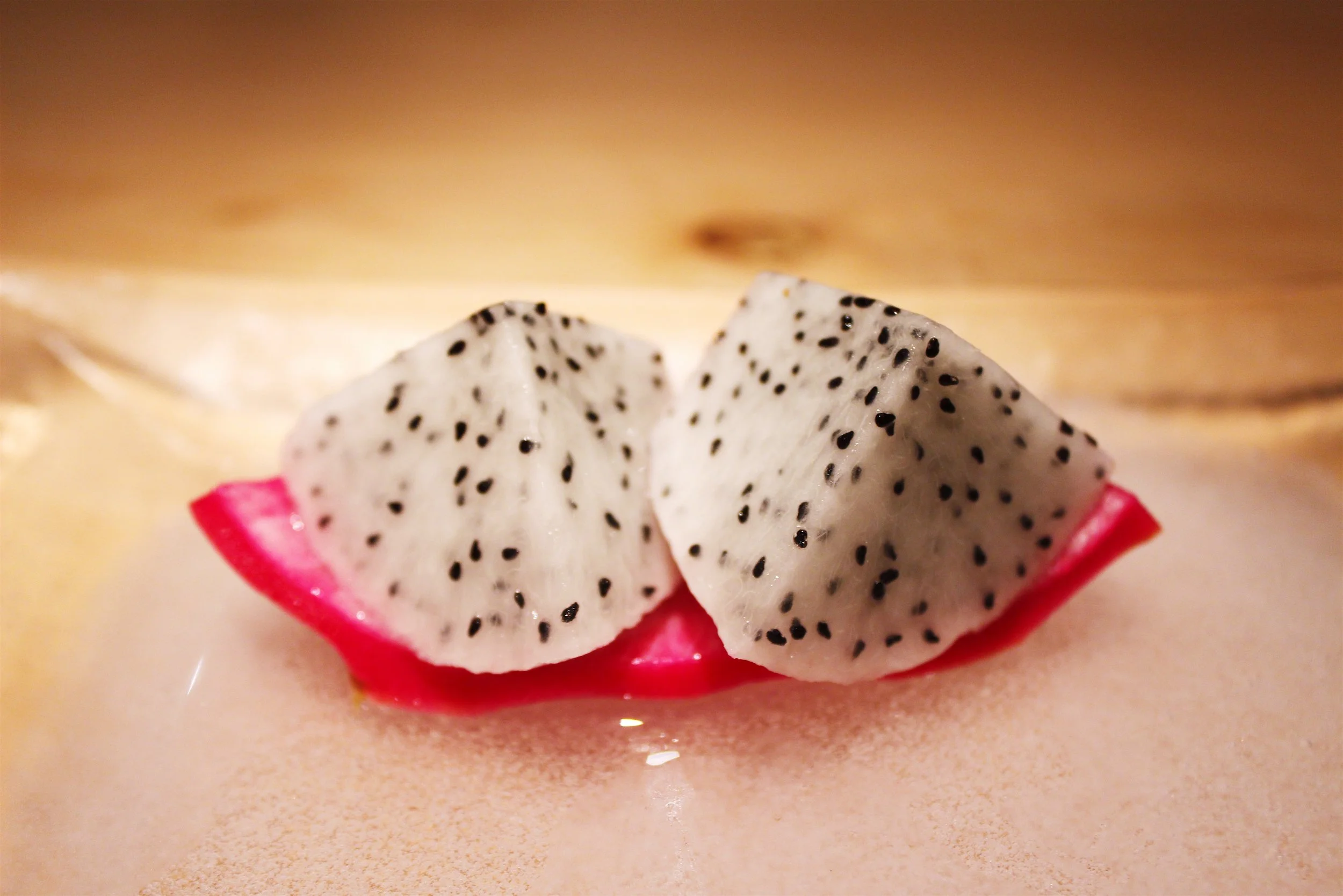 Dragon Fruit from Homestead with Special Sauce at NAOE