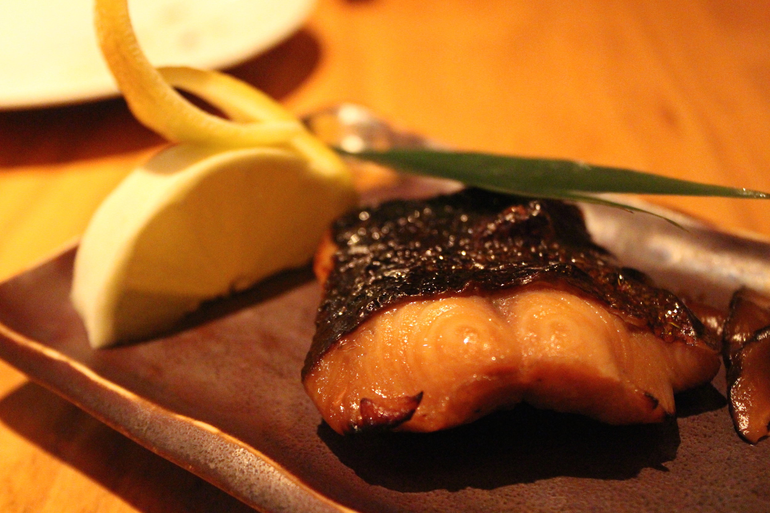 Gindara Yuan Yaki: Grilled Fillets of Cod Fish Steeped in Sweet Soy Sauce