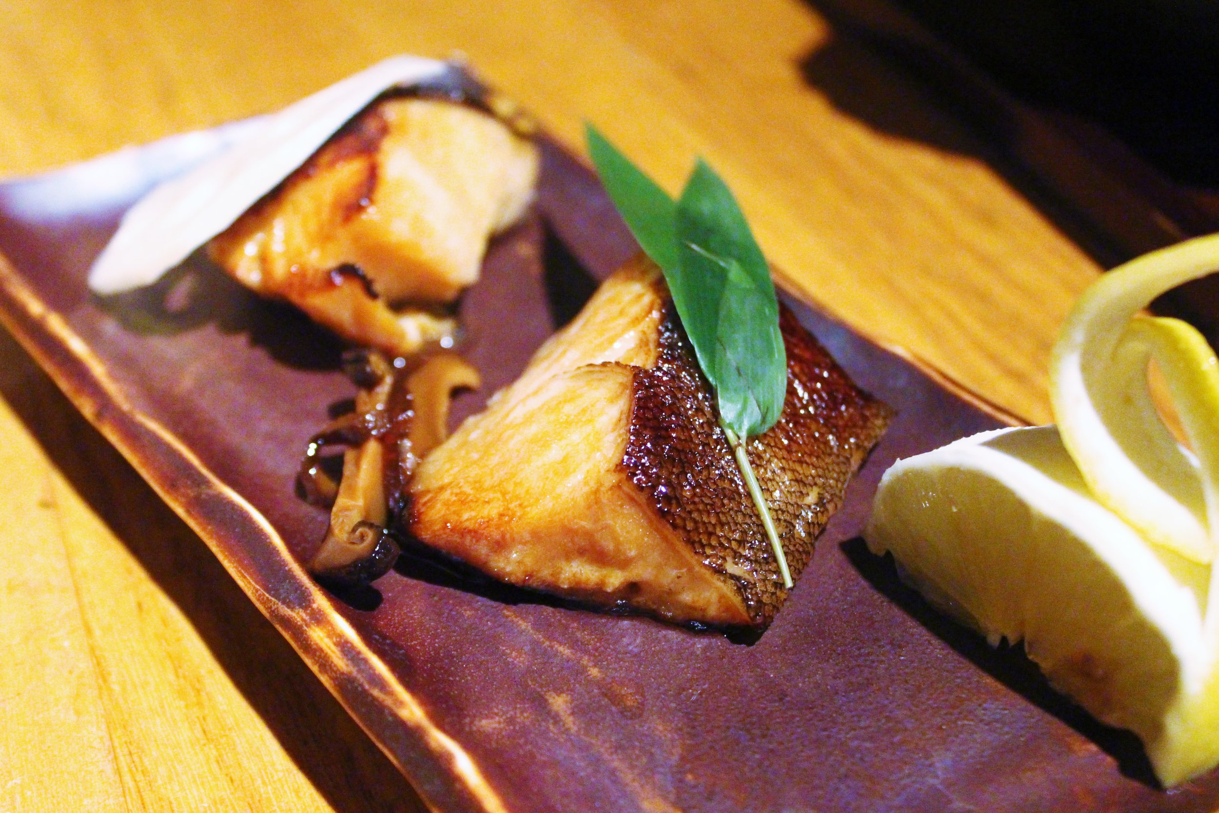 Gindara Yuan Yaki: Grilled Fillets of Cod Fish Steeped in Sweet Soy Sauce