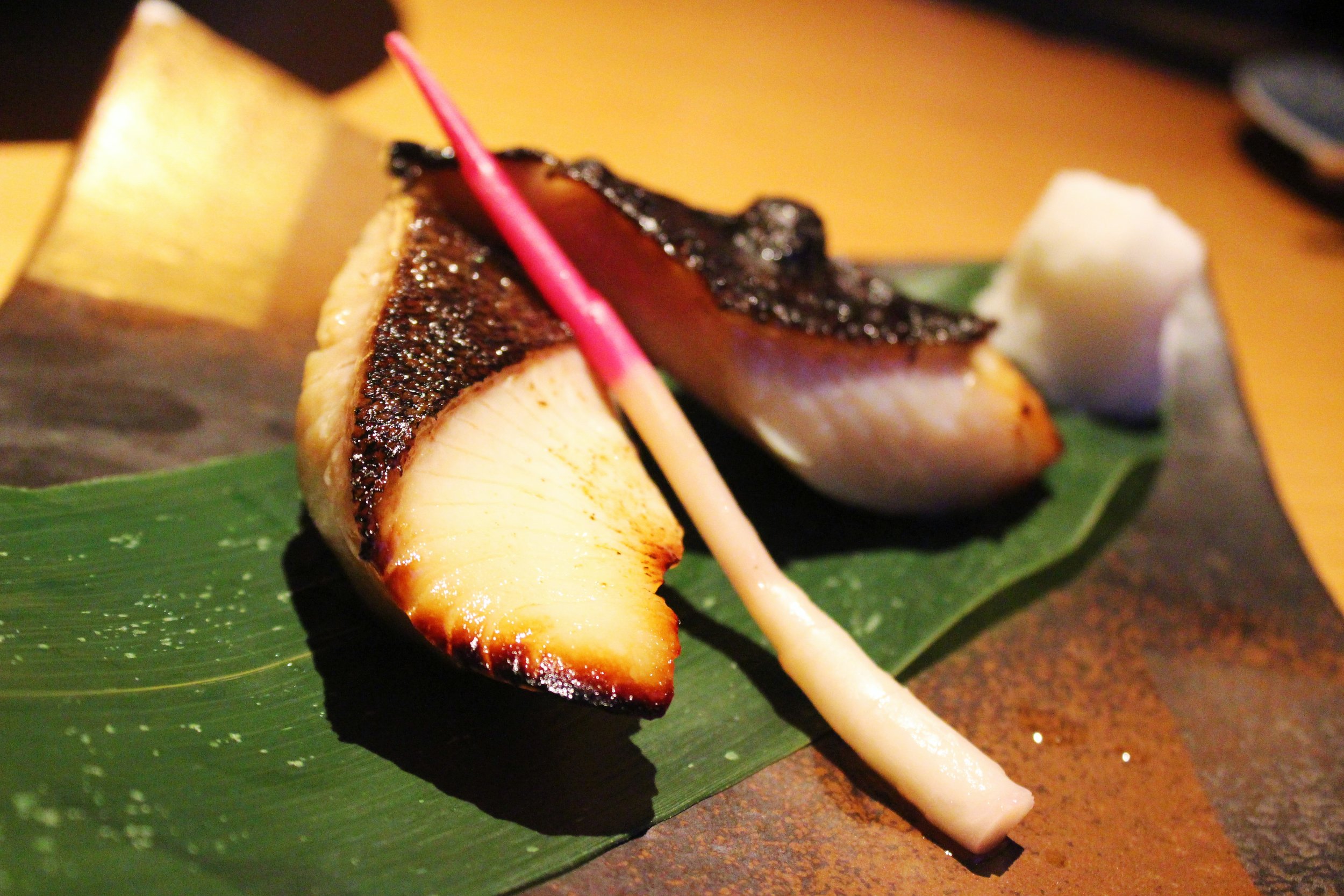 Broiled Alaskan Black Cod marinated in Saikyo Miso 