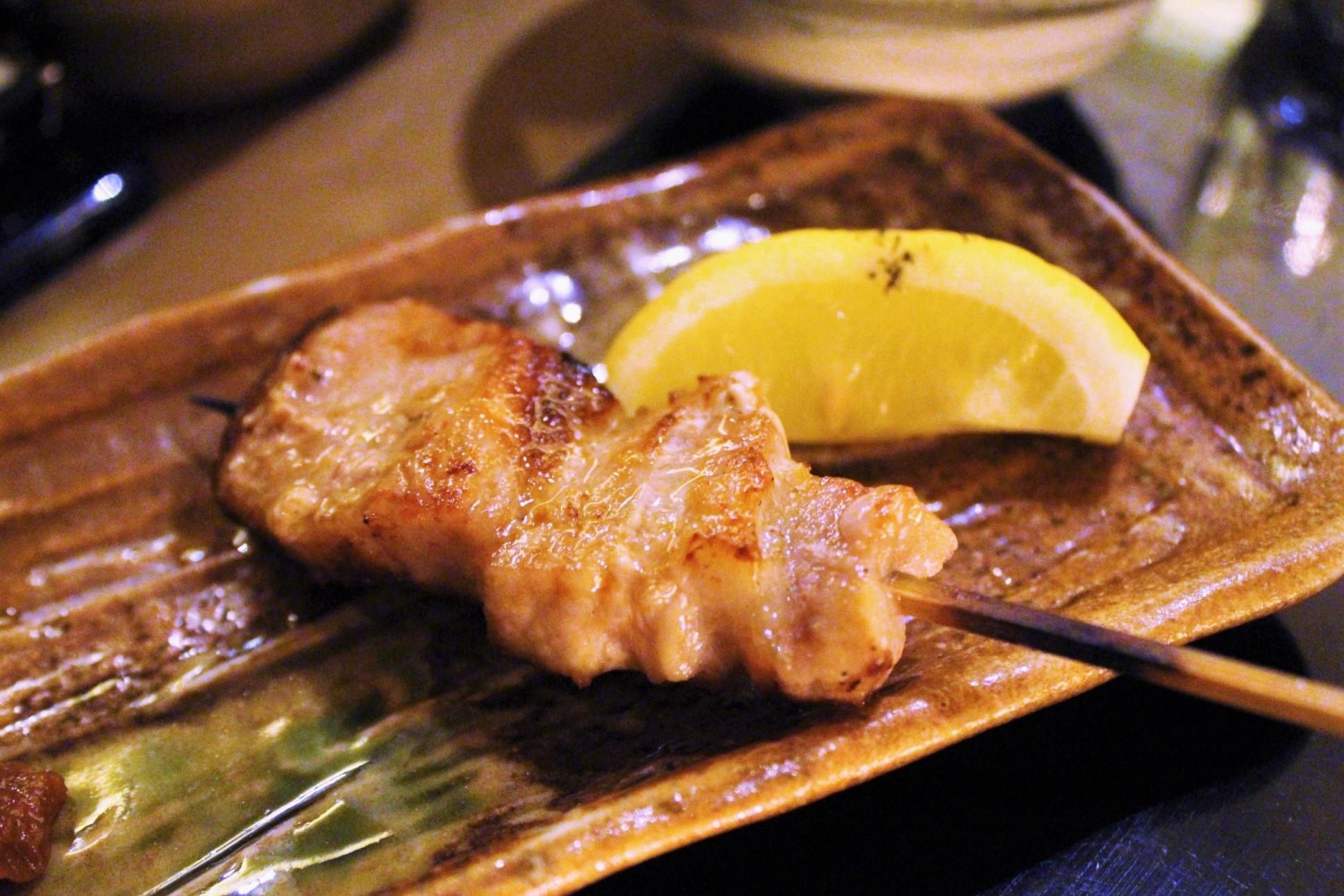 Pork Belly with Garlic Miso at Torishin
