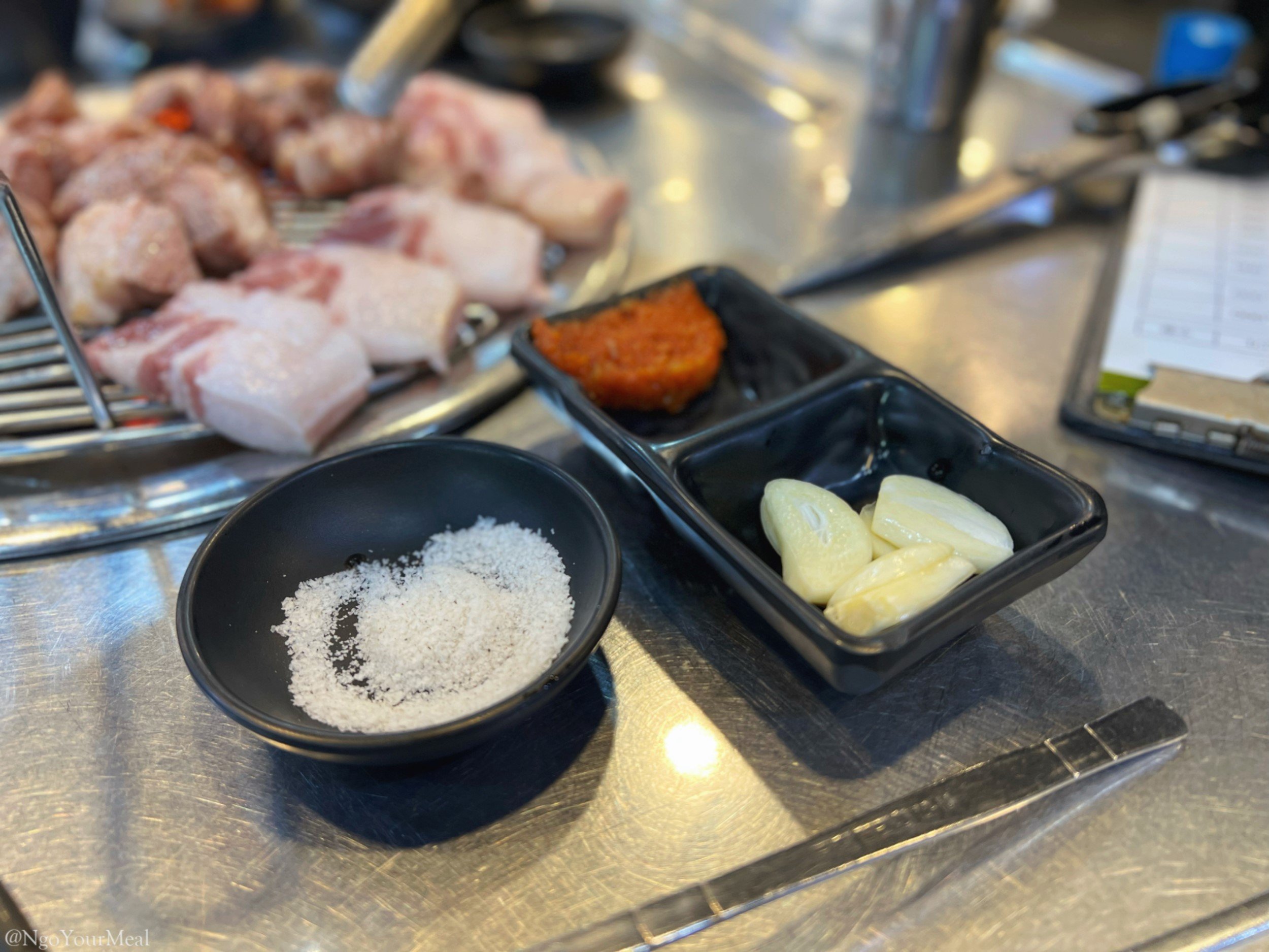 Salt, Garlic, and Ssamjang 