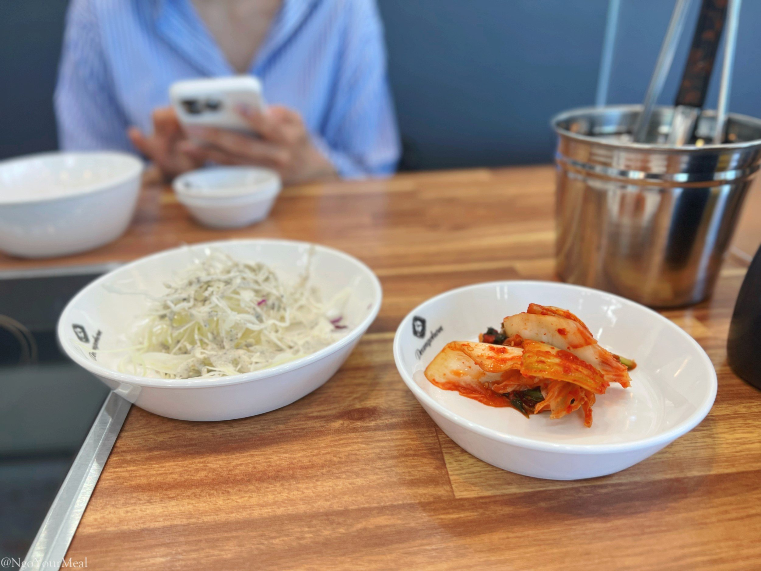 Kimchi and Cabbage Salad 