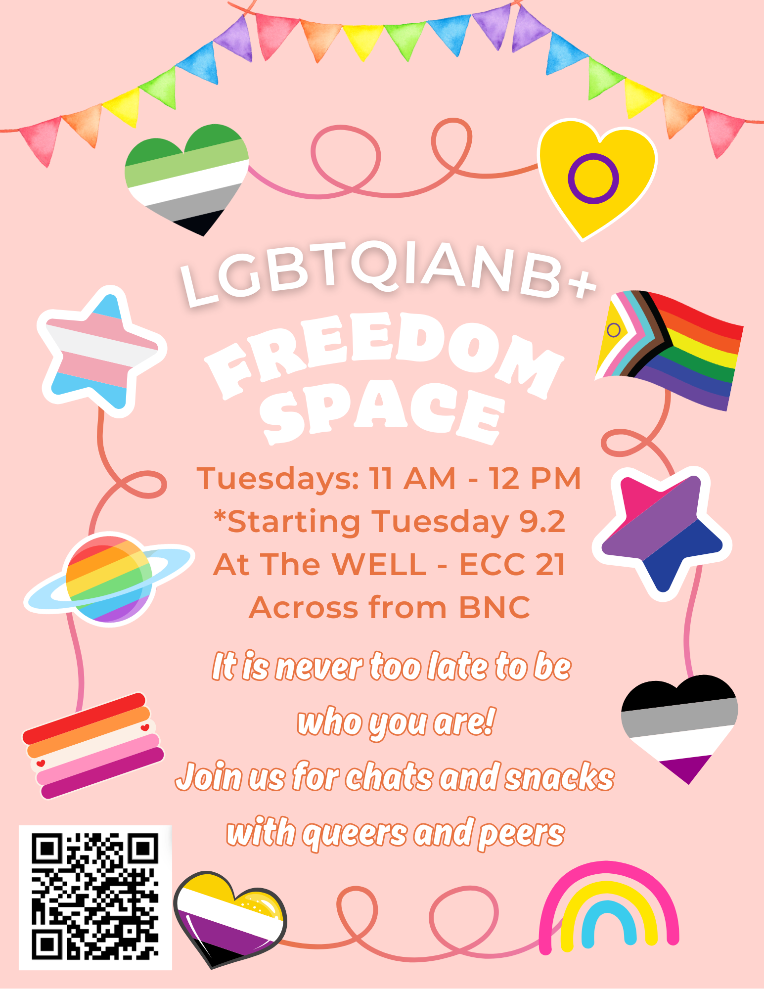 LGBTQIANB+ Freedom Space
