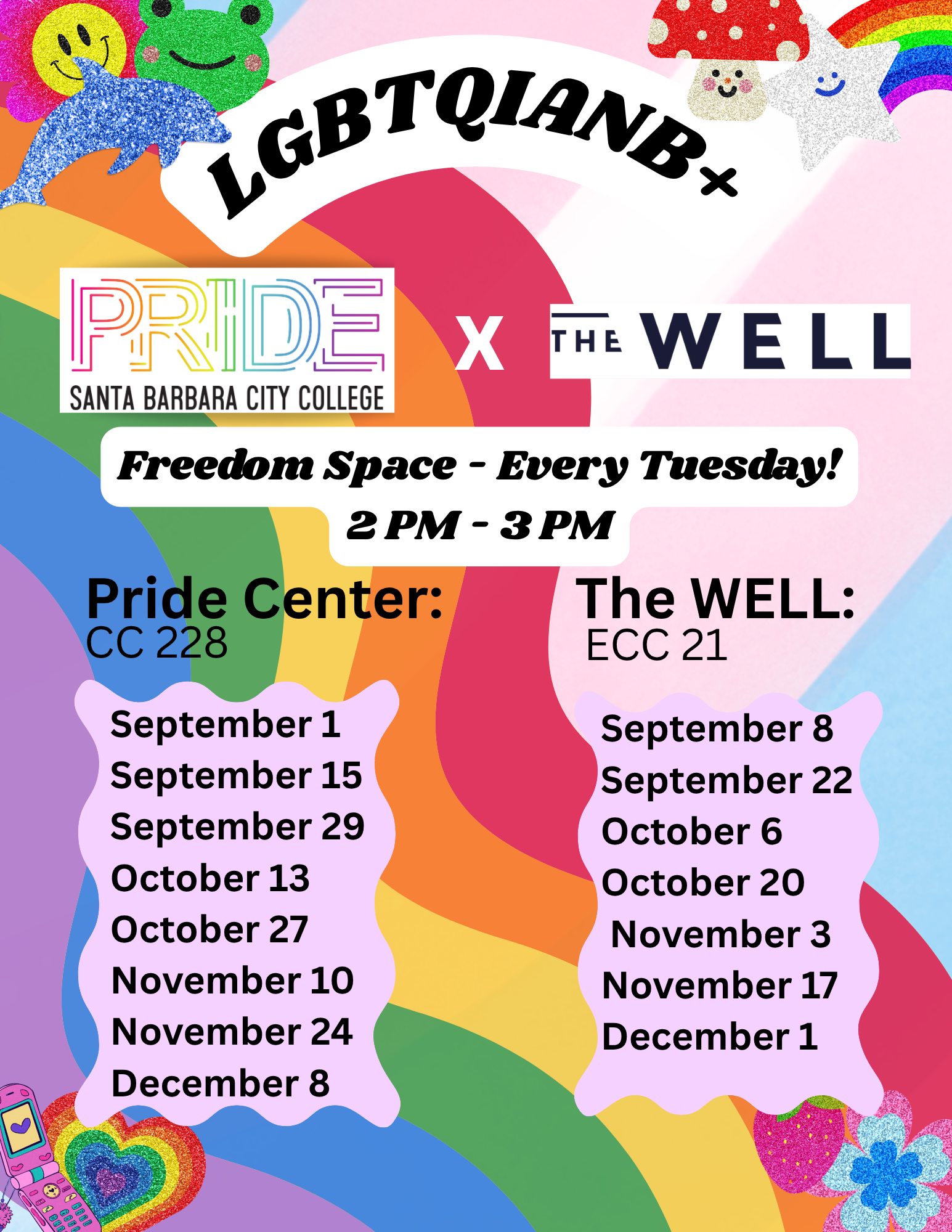 LGBTQIANB+ Freedom Space         