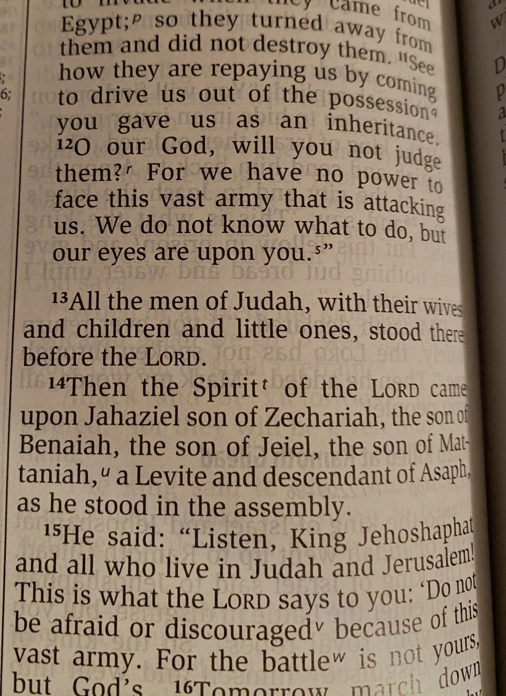 #TuesdayTruth 2 Chronicles 20:12-17