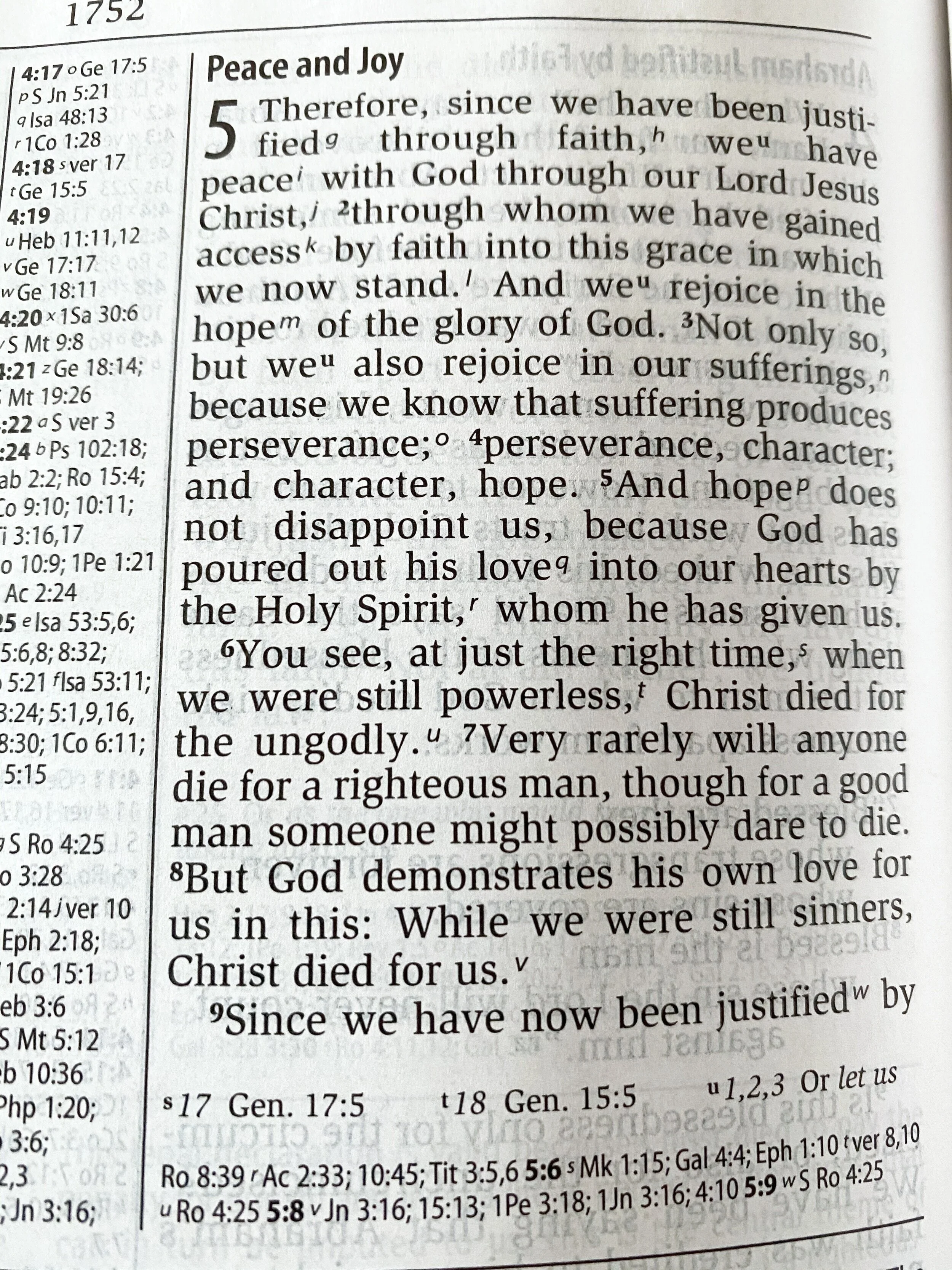 #TuesdayTruth Romans 5:3-5