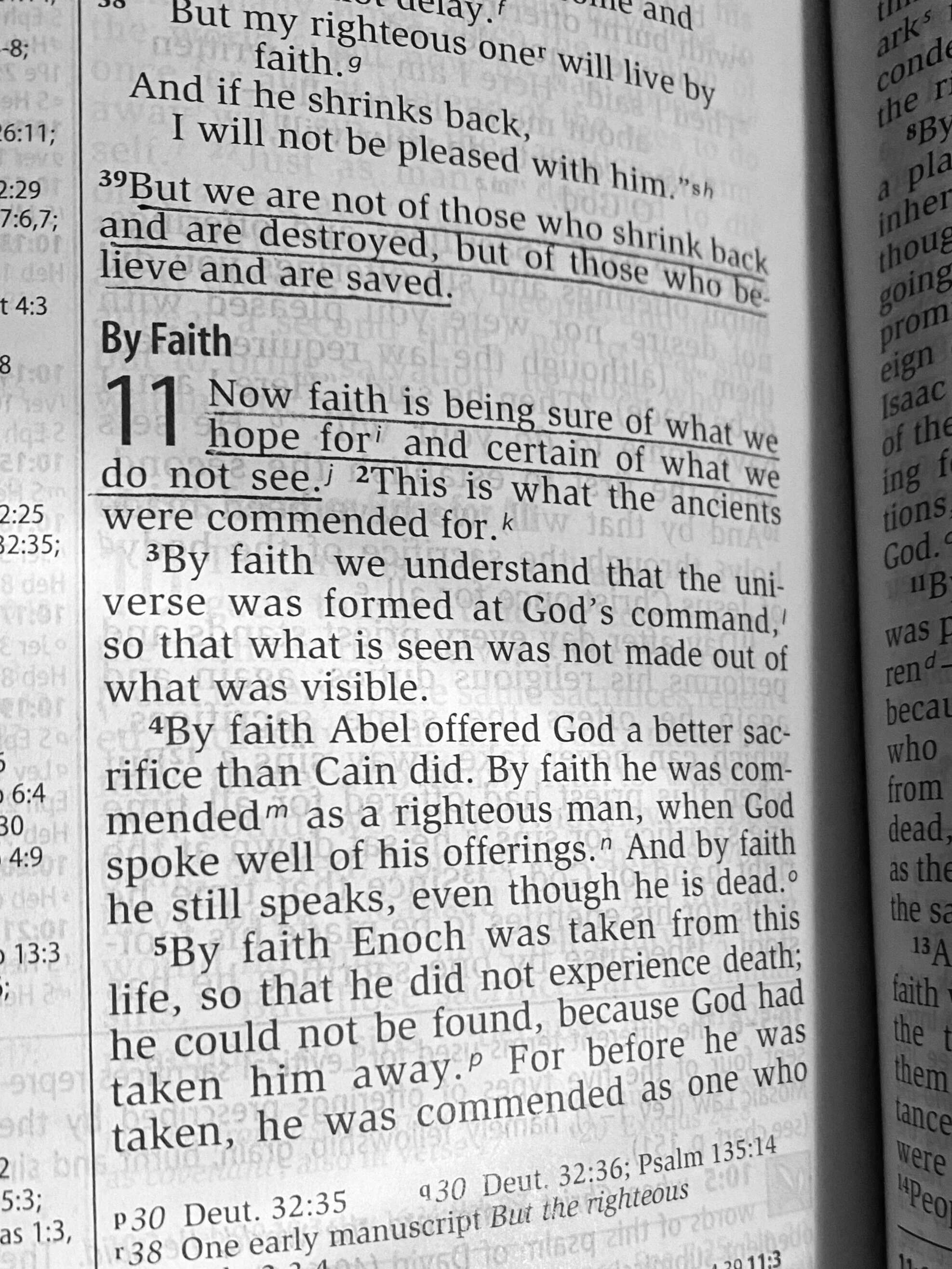 #TuesdayTruth Hebrews 10:23,39-11:1