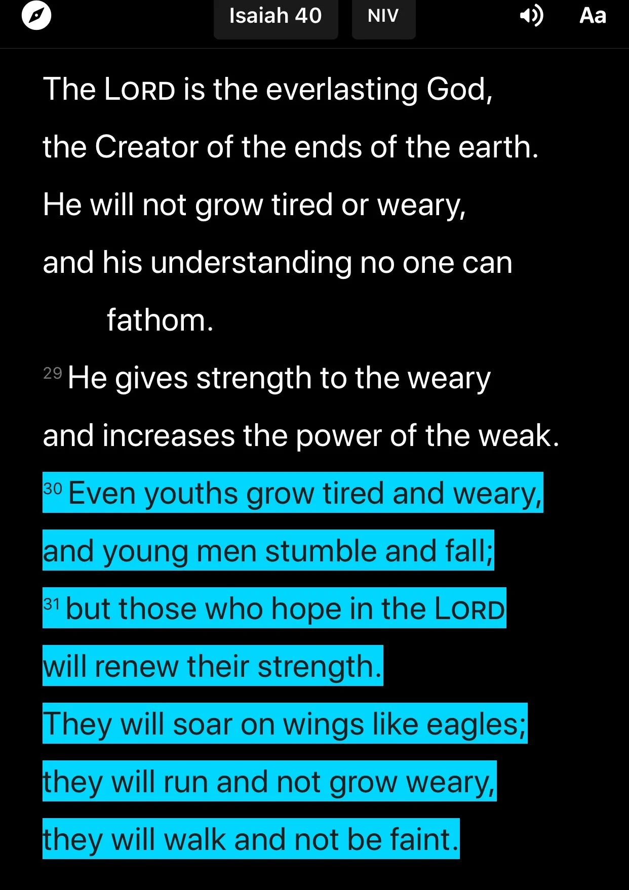 #Tuesday Truth Isaiah 40:30-31