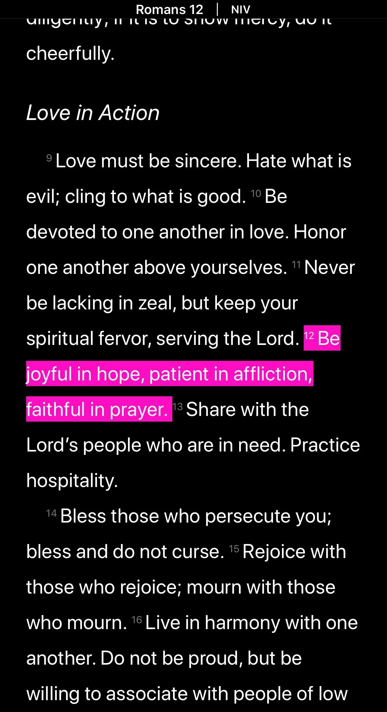 #TuesdayTruth Romans 12:12