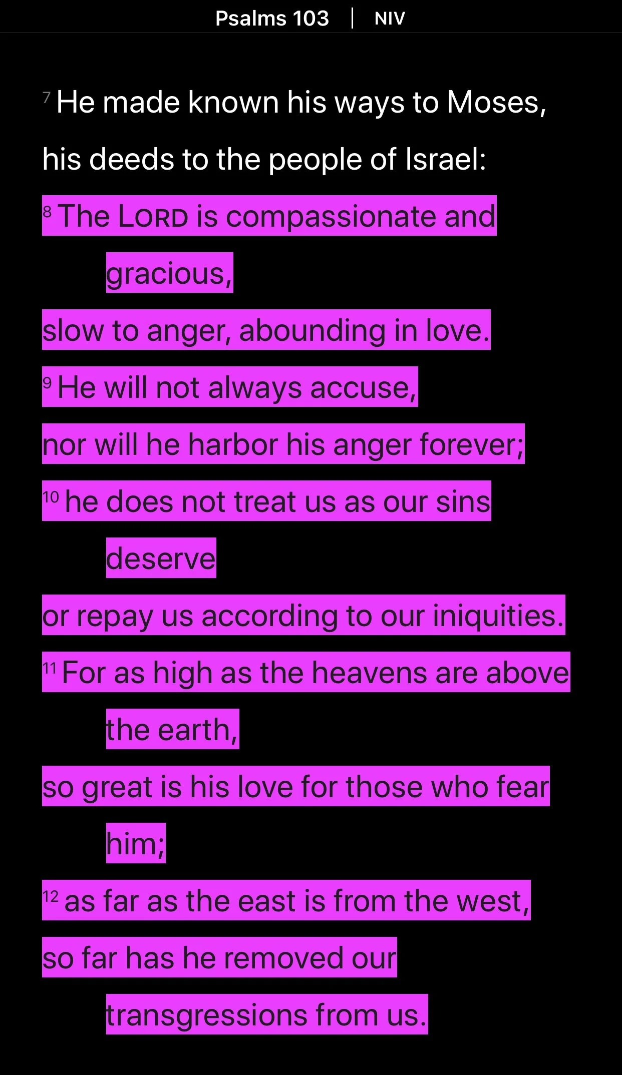 #TuesdayTruth Psalms 103:8-12