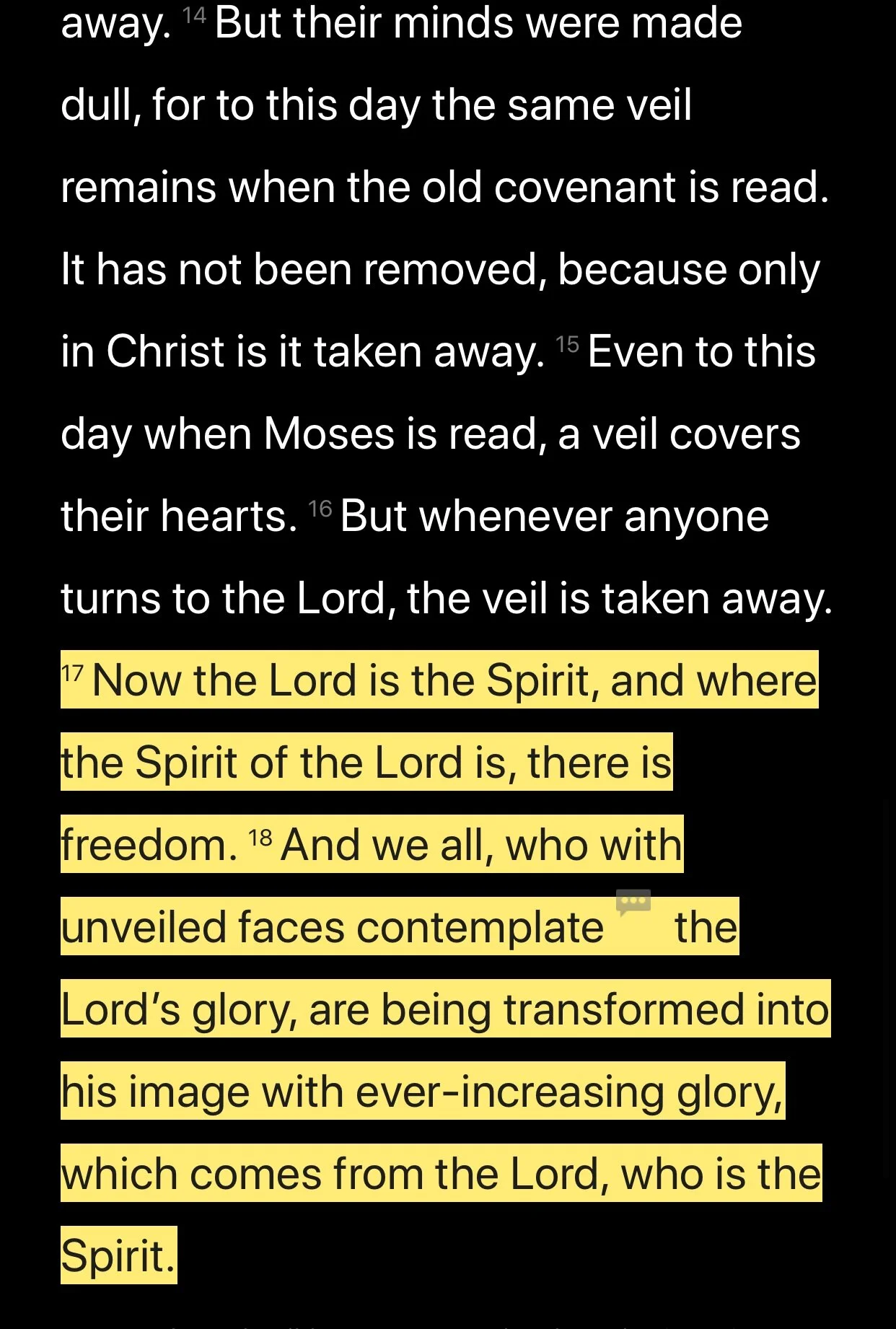 #TuesdayTruth 2 Corinthians 3:12,17-18