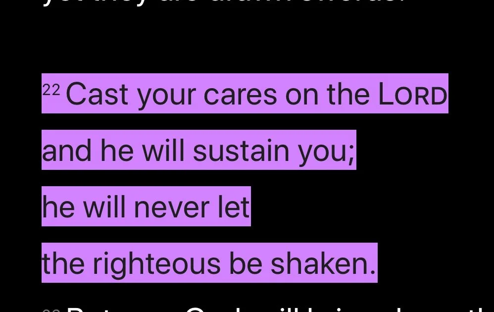 #TuesdayTruth Psalms 55:22