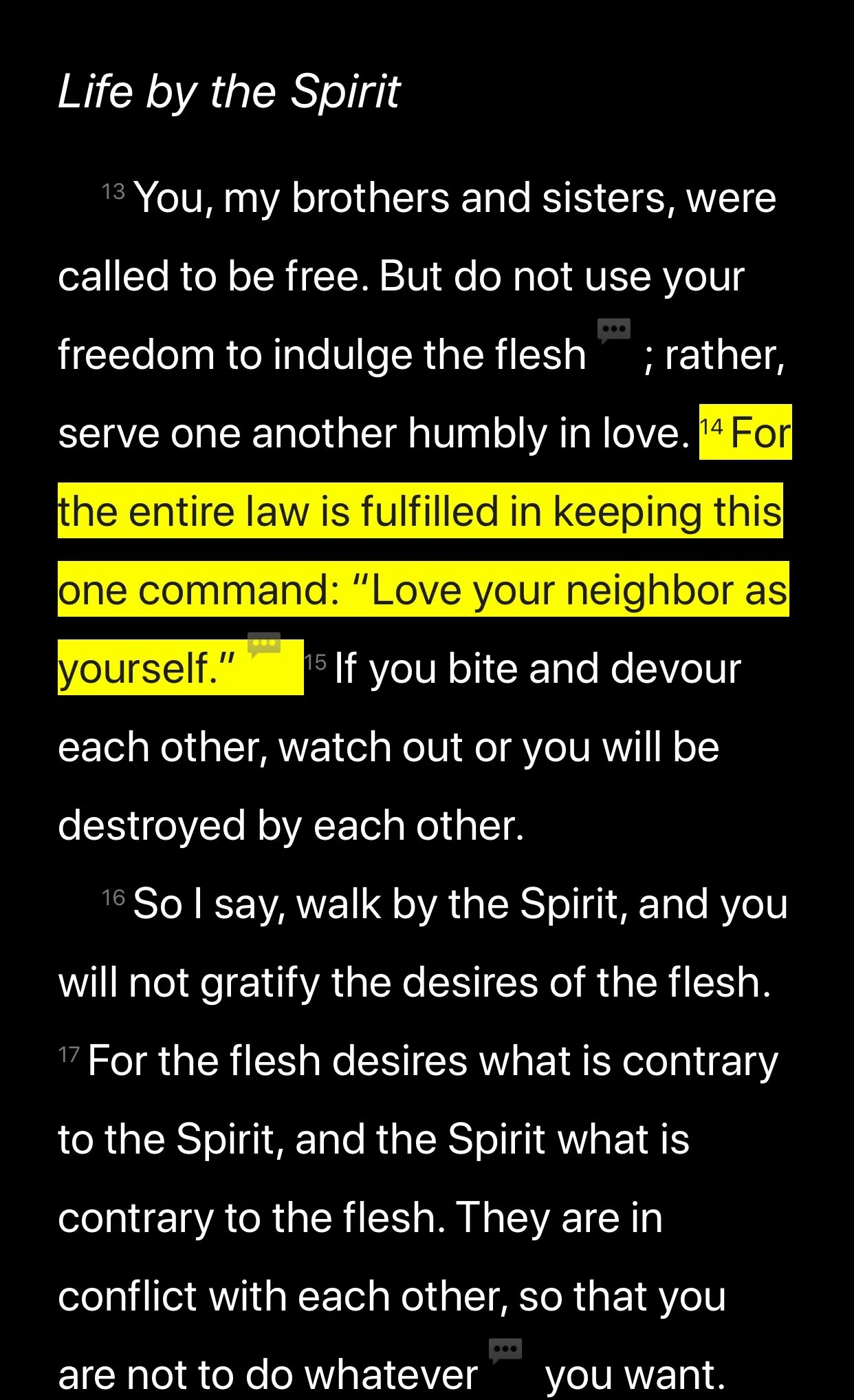 #TuesdayTruth Galatians 5:14