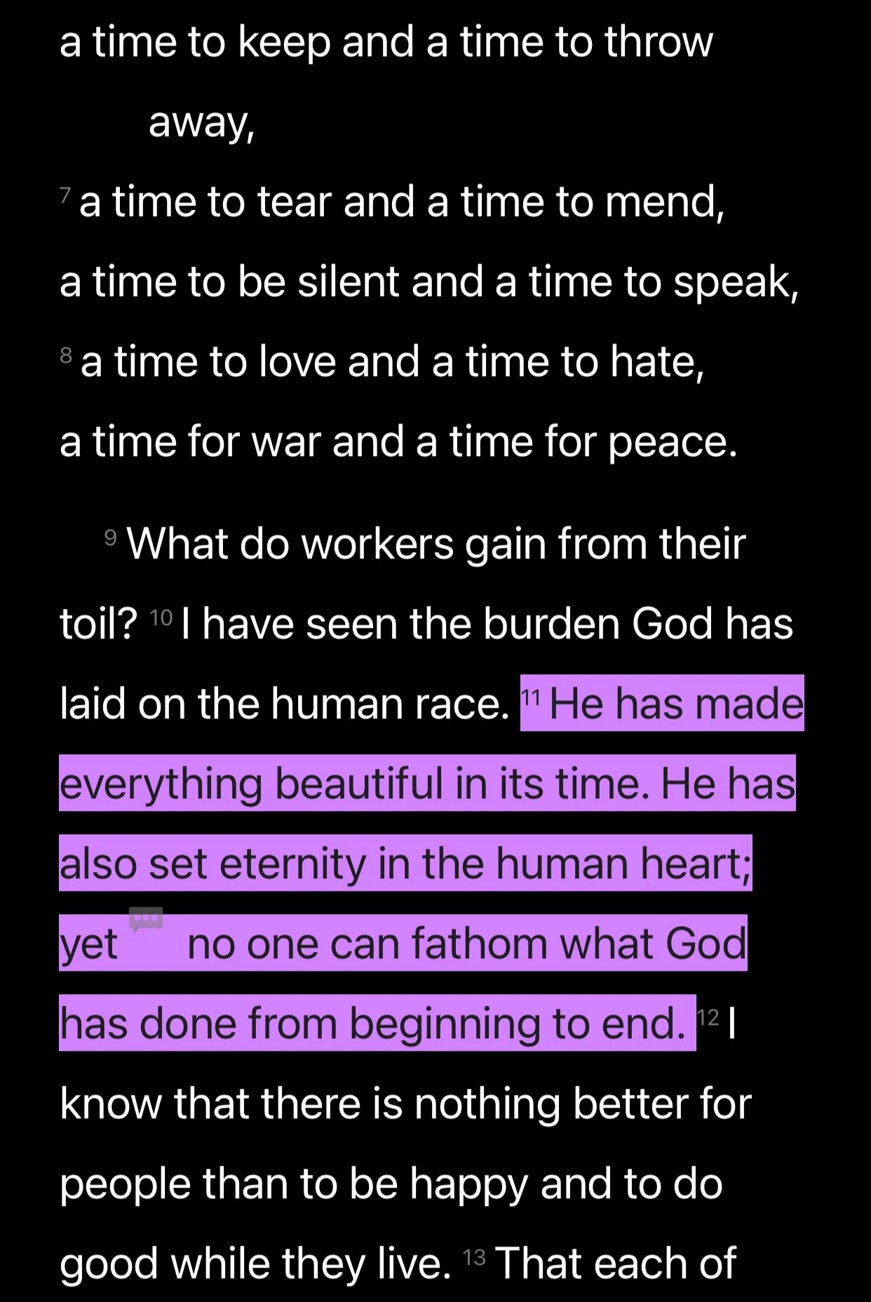 #TuesdayTruth Ecclesiastes 3:11