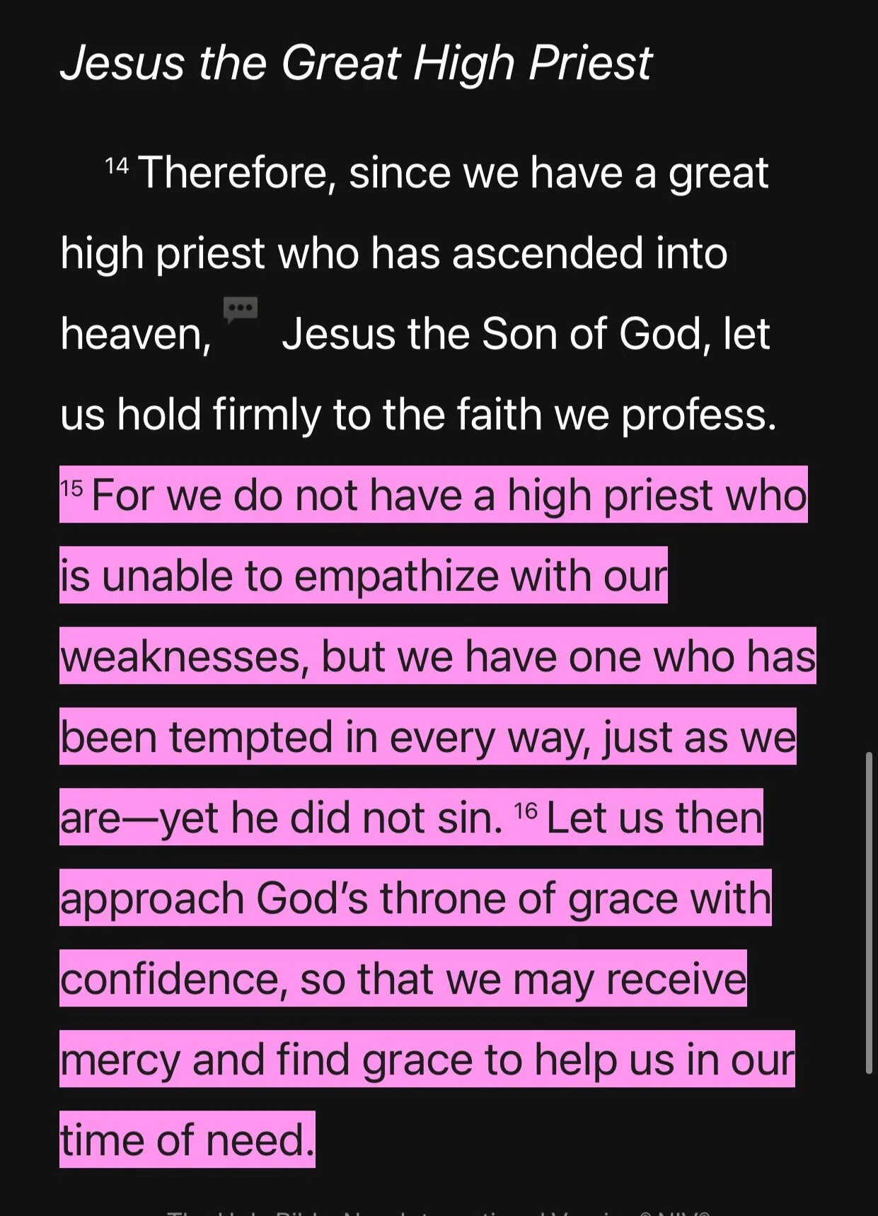 #TuesdayTruth Hebrews 4:15-16