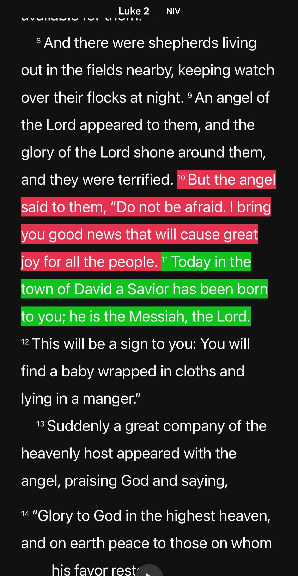 #TuesdayTruth Luke 2:10-11