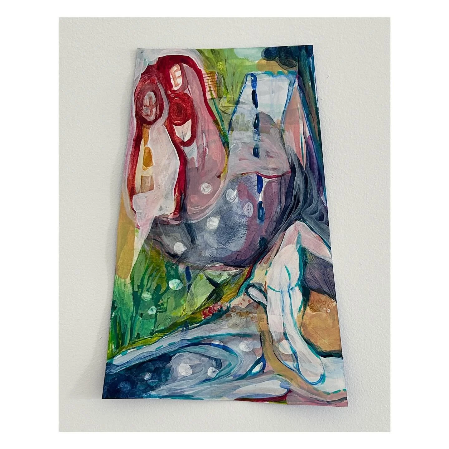 D a y s  7, 8 &amp; 9
.
mixed media on paper
7.75&rdquo; x 11.5&rdquo;
.
.
.
#the100dayproject #mixedmediaartwork #artonpaper #artistmother