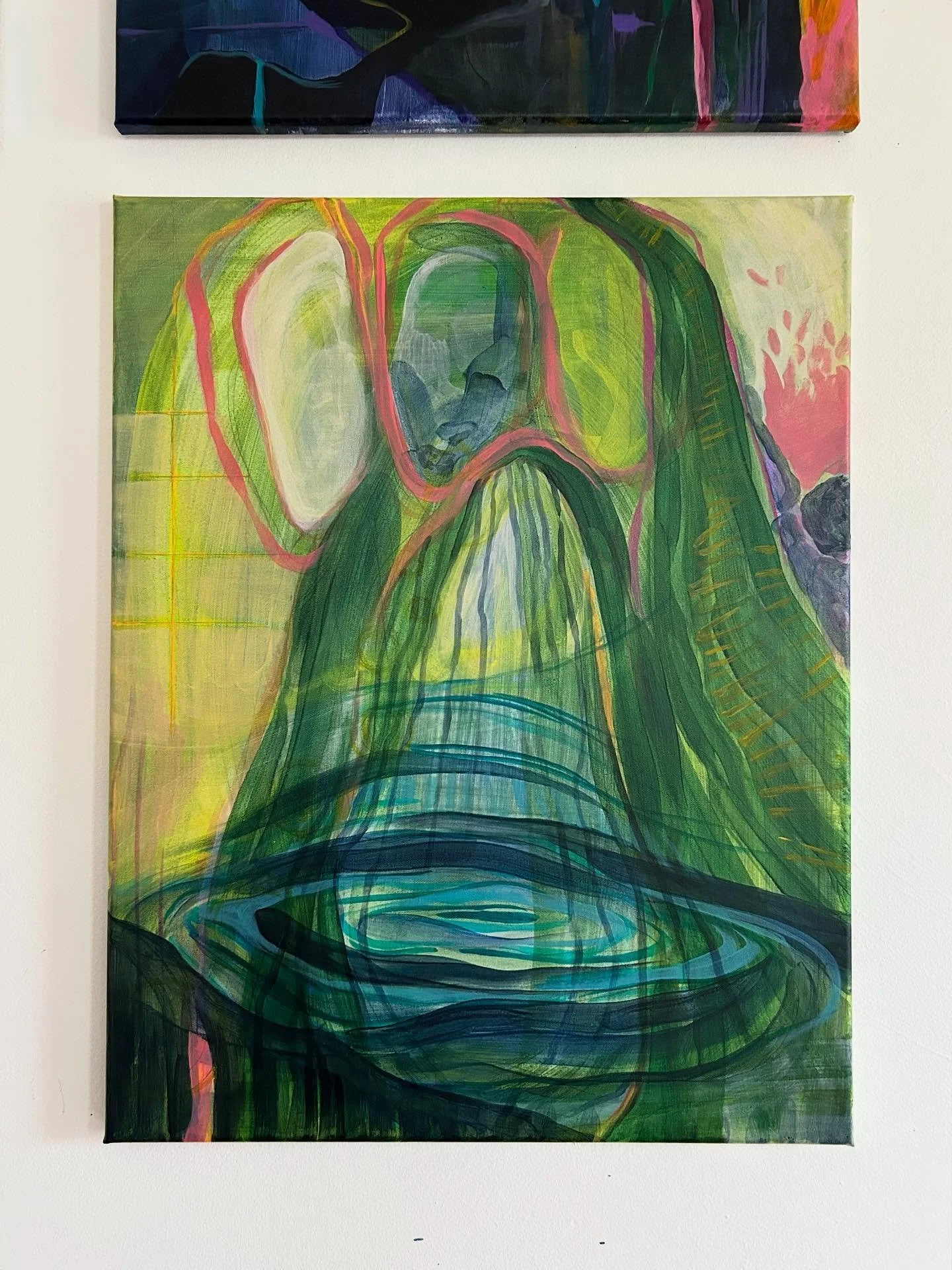 On the wall | 10.16.25

#artdiary #acryliconcanvas #studiowall