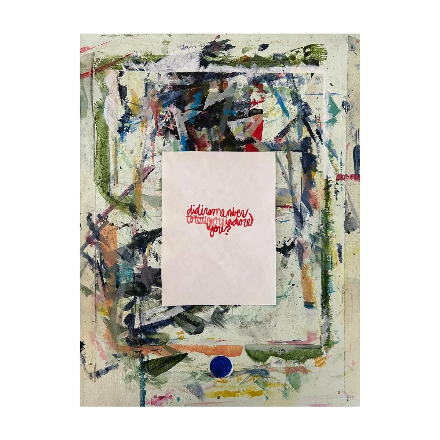 On the table | 11.13.25

One of the gifts of having studio space again is being able to sort through and see things that have been living in bins and boxes for the last long while&mdash;

like this little friend, who&rsquo;s been with me for years. 
