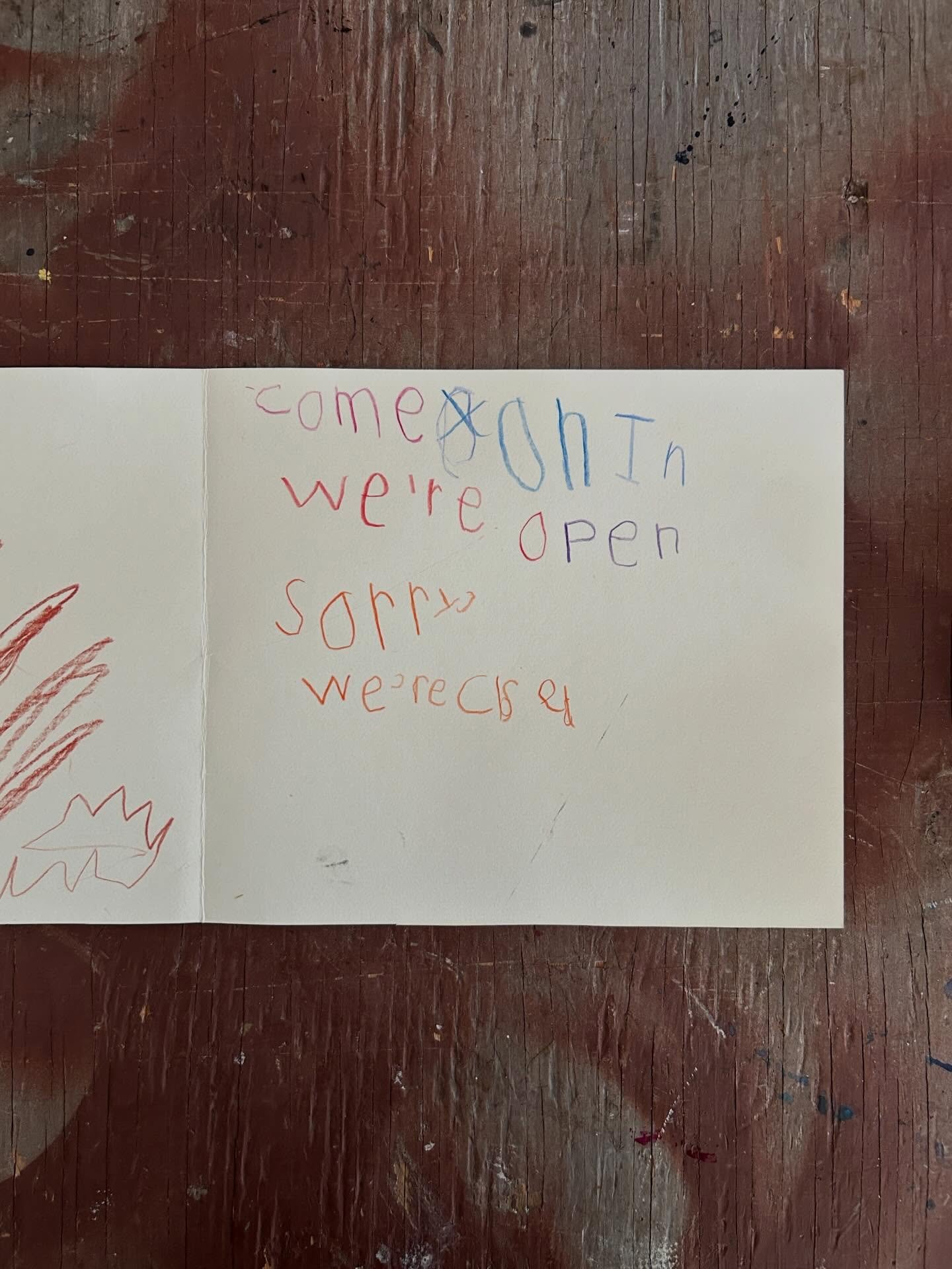 On the table - kiddo edition | 1.10.26

#studioscenes #artistmother #njartist #fromaprilforward