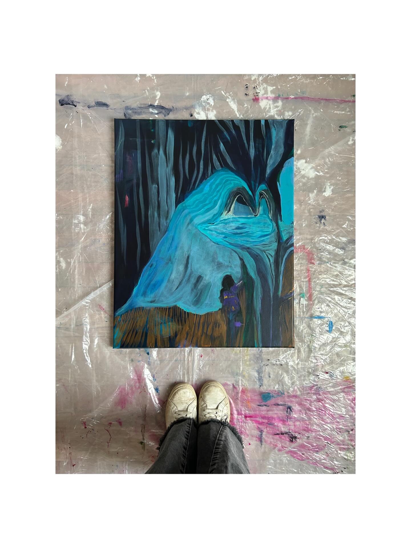 getting closer.

#studiodiaries #mamaartist #acrylic #paintinginprocess