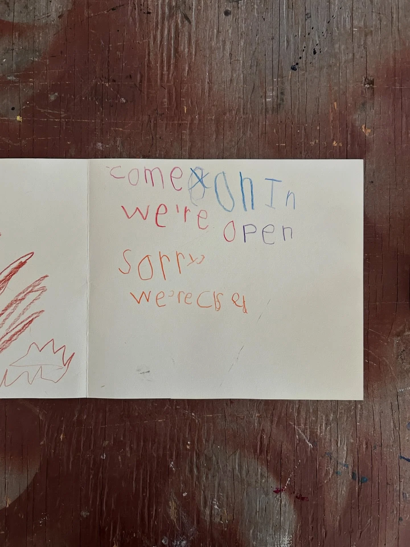 On the table - kiddo edition | 1.10.26

#studioscenes #artistmother #njartist #fromaprilforward