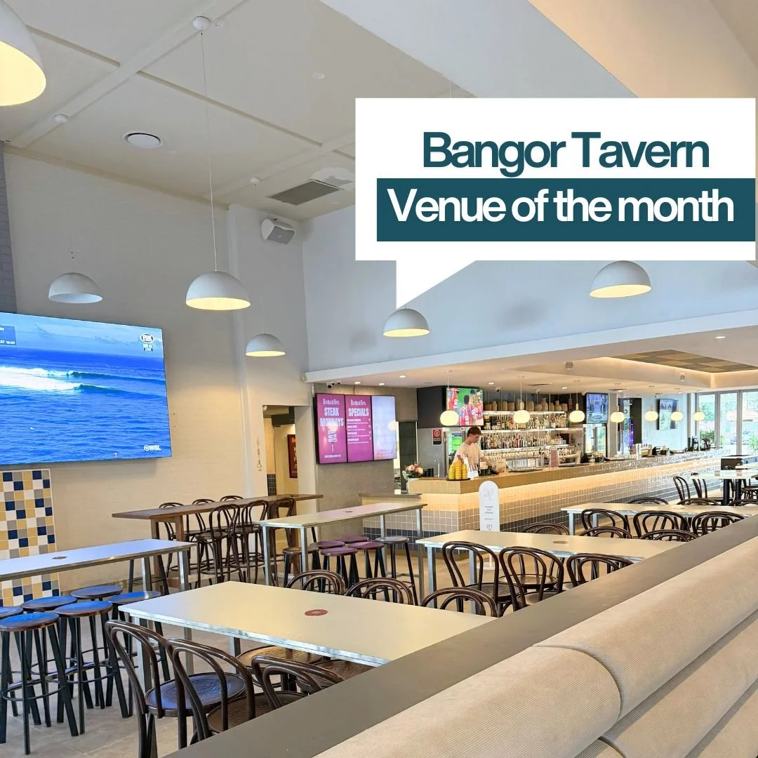 Shoutout to our Feature Venue of the Month: Bangor Tavern 🍻

A popular, modern venue, praised for delicious, generously-sized meals and a pleasant atmosphere with friendly service. Be sure to check out our chicken line up - chicken schnitzel, chicke