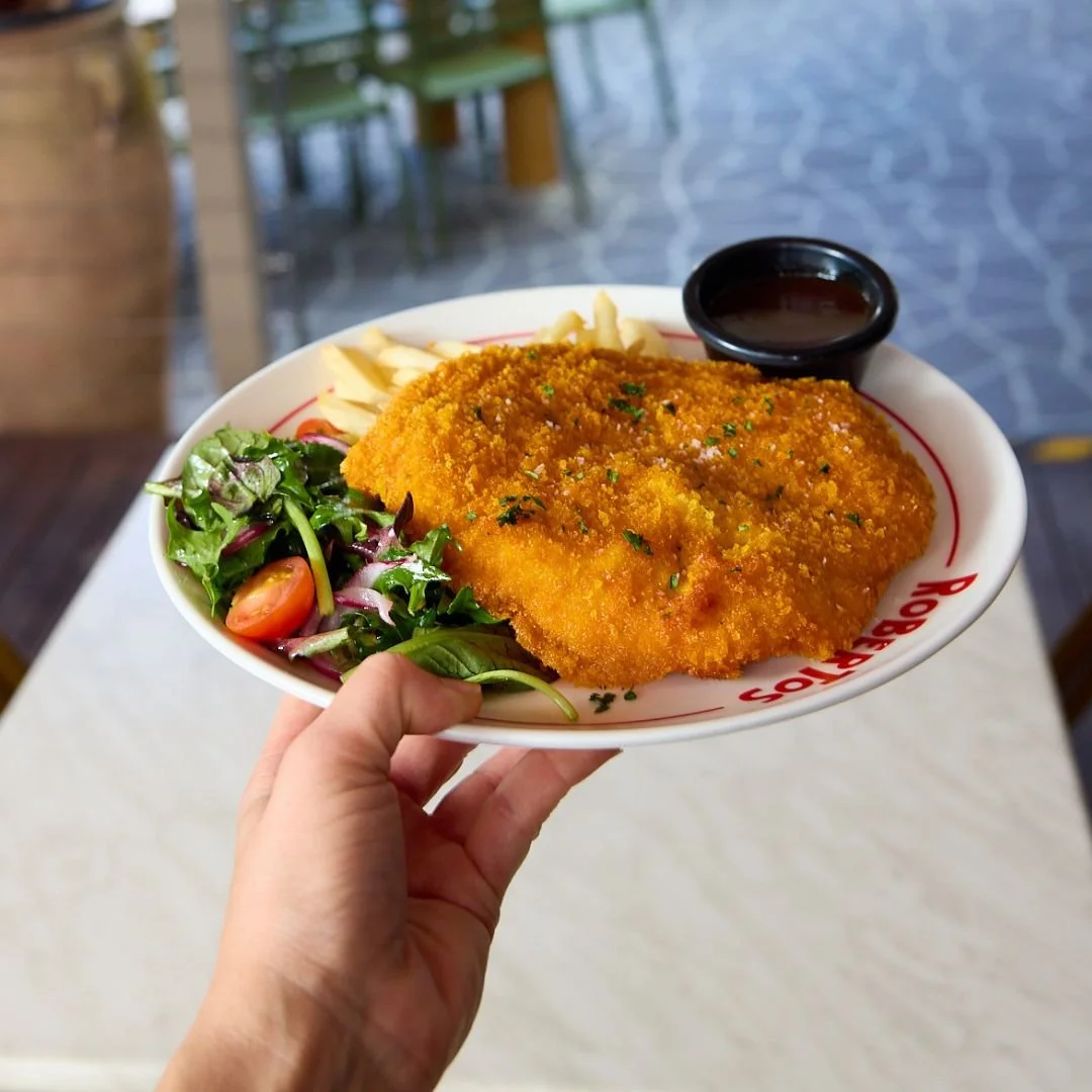 Why Our Chicken Schnitzel is still The Best
We use only the freshest, high-quality chicken.

Captured at @Bangortavern