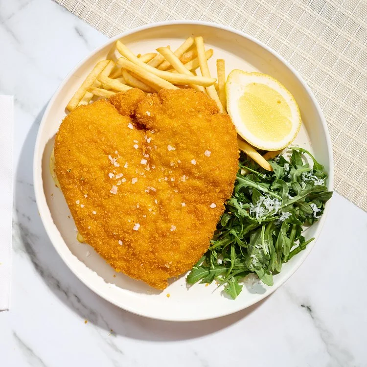 Product Spotlight - Of the Month 

CODE 151 - Jumbo Panko B/Fly Schnitzel (350g)

Our Jumbo size butterfly breast chicken schnitzel, ideas for chicken parmigiana, signature dishes